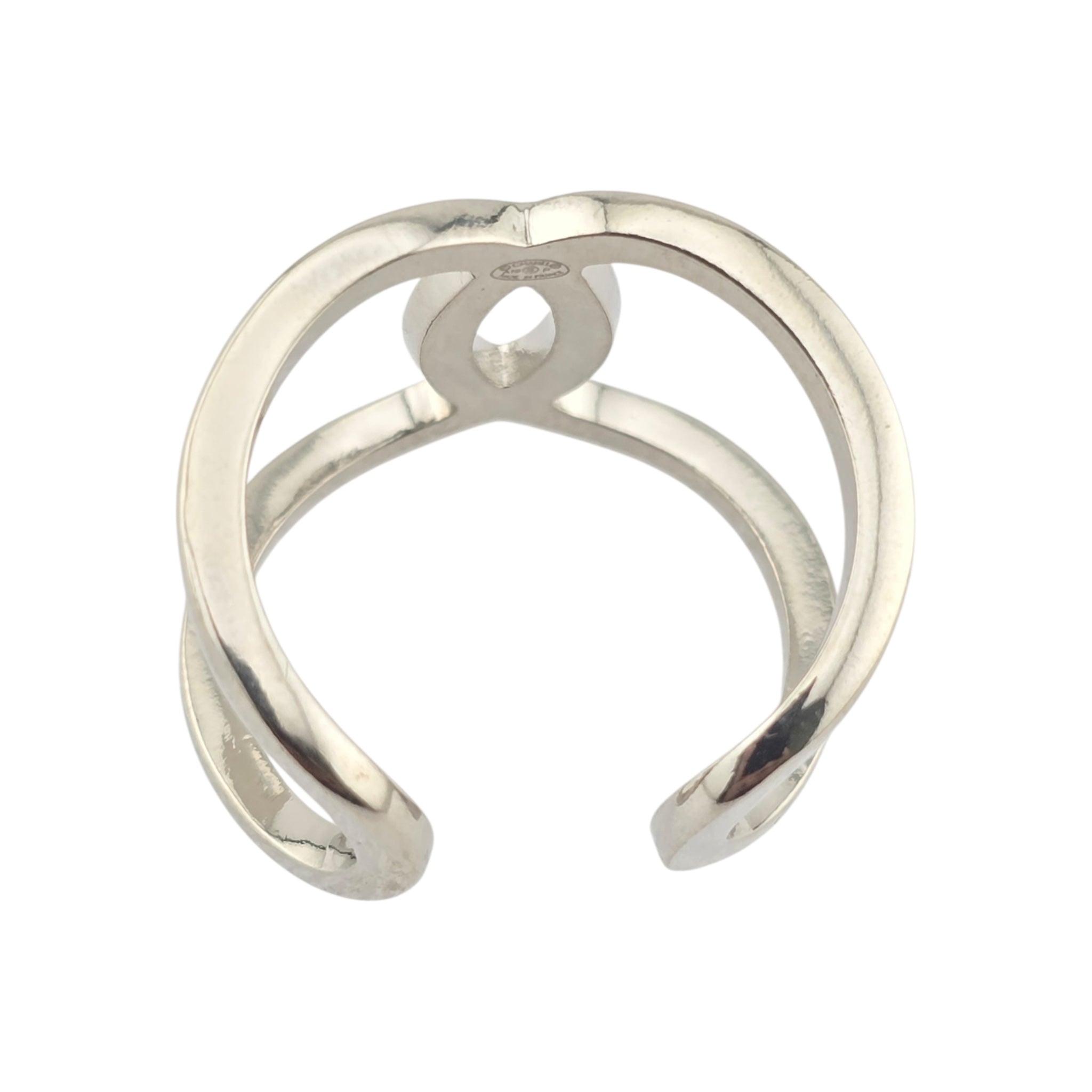 Chanel CC Silver Ring 2016 CHANEL