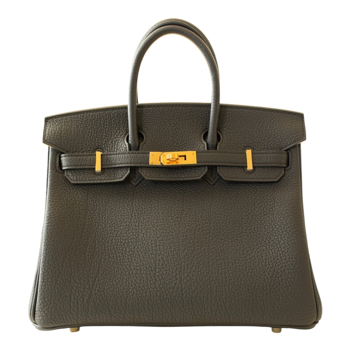 Hermès Birkin 25 Noir Togo Gold Hardware HERMES