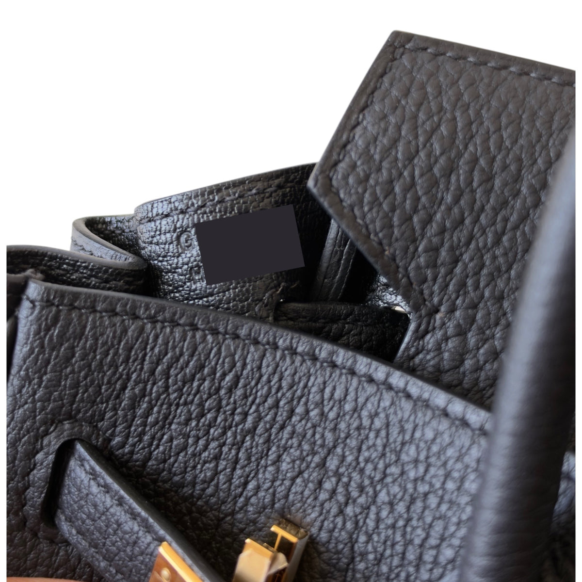 Hermès Birkin 25 Noir Togo Gold Hardware HERMES