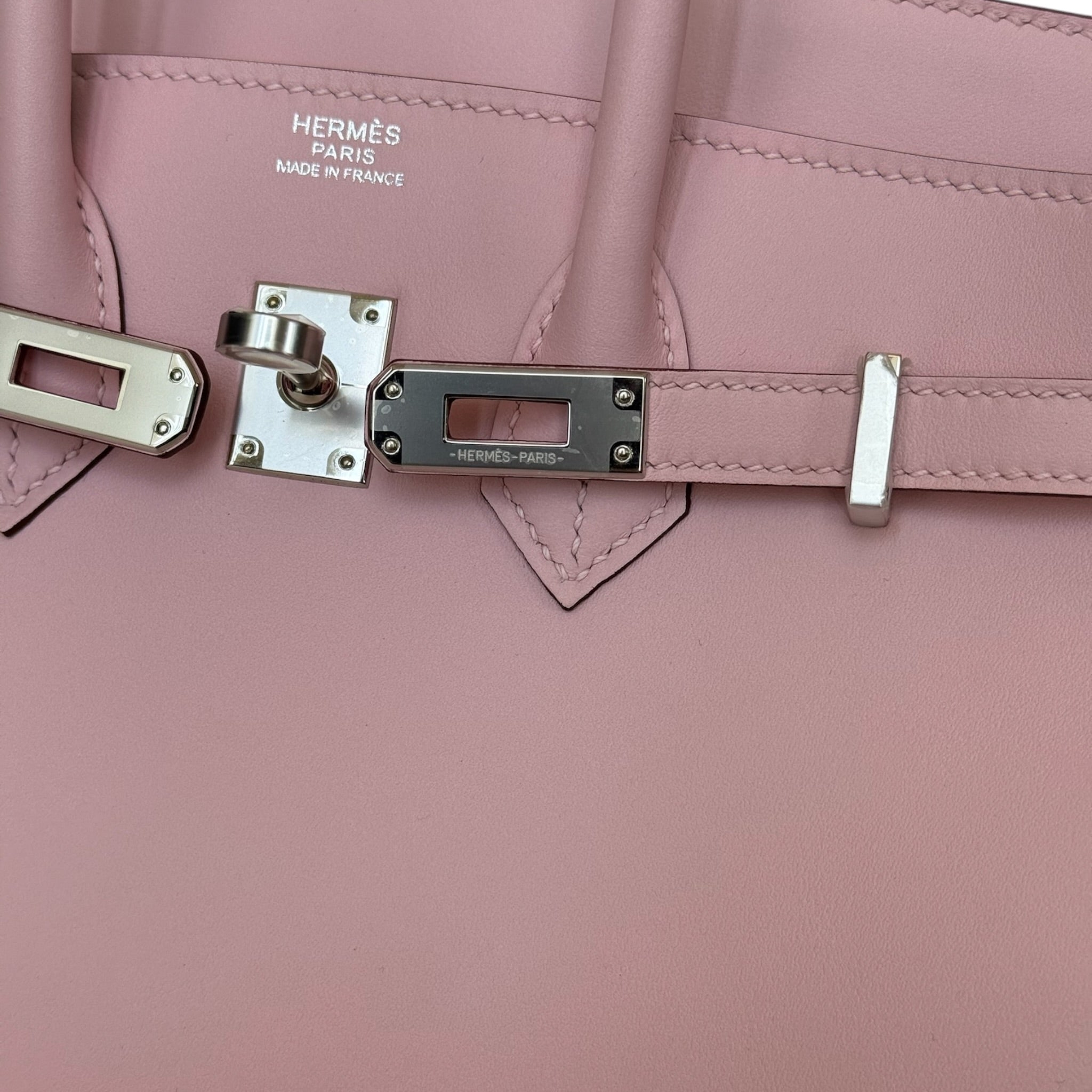 Hermès Birkin 25 Rose Sakura Swift PHW #K 2025 HERMES