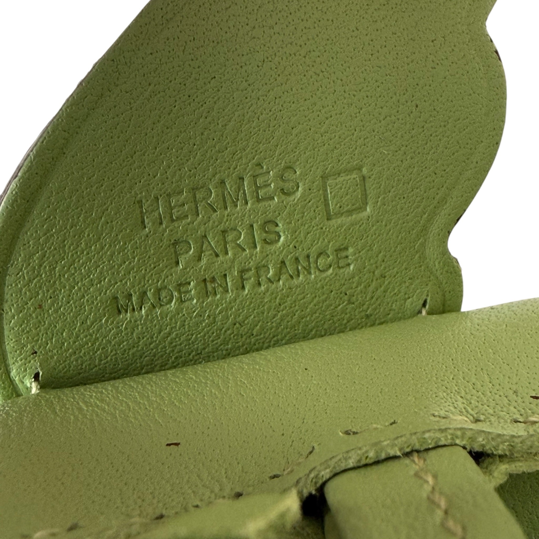 Hermès Rodeo Pegase Vert Criquet Leather and Alligator Touch PM Charm Bag HERMES