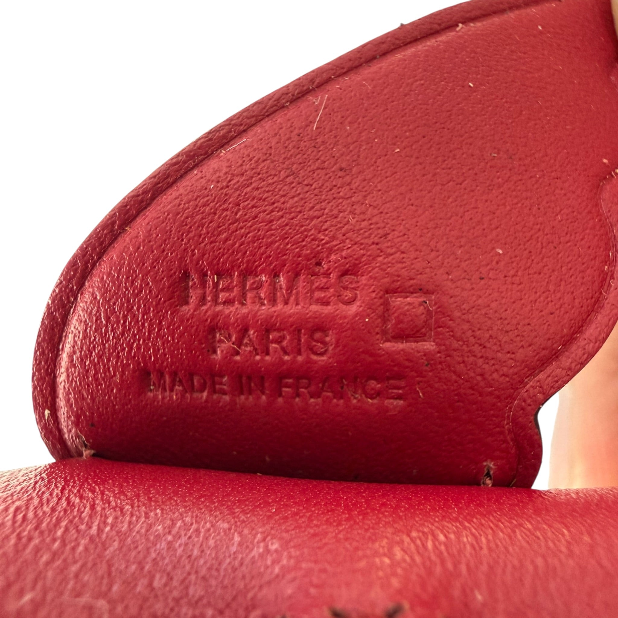 Hermès Rodeo Pegase Rubis Leather and Alligator Touch PM Charm Bag HERMES