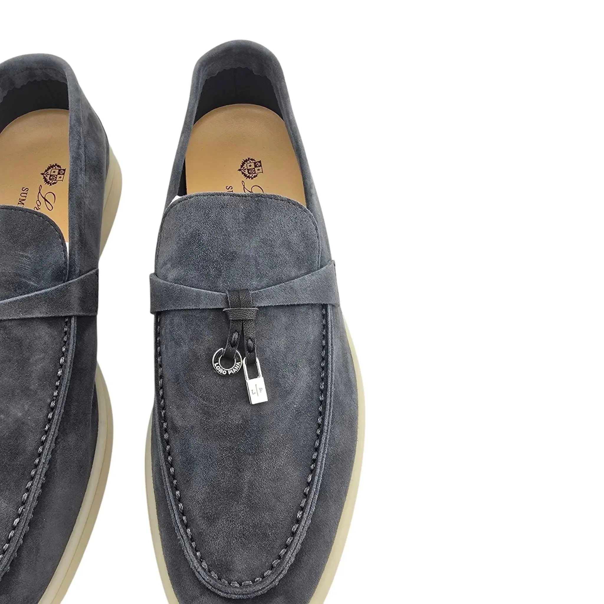 Loro Piana Summer Charms Walk Loafer - Caviar Black - 40 LORO PIANA