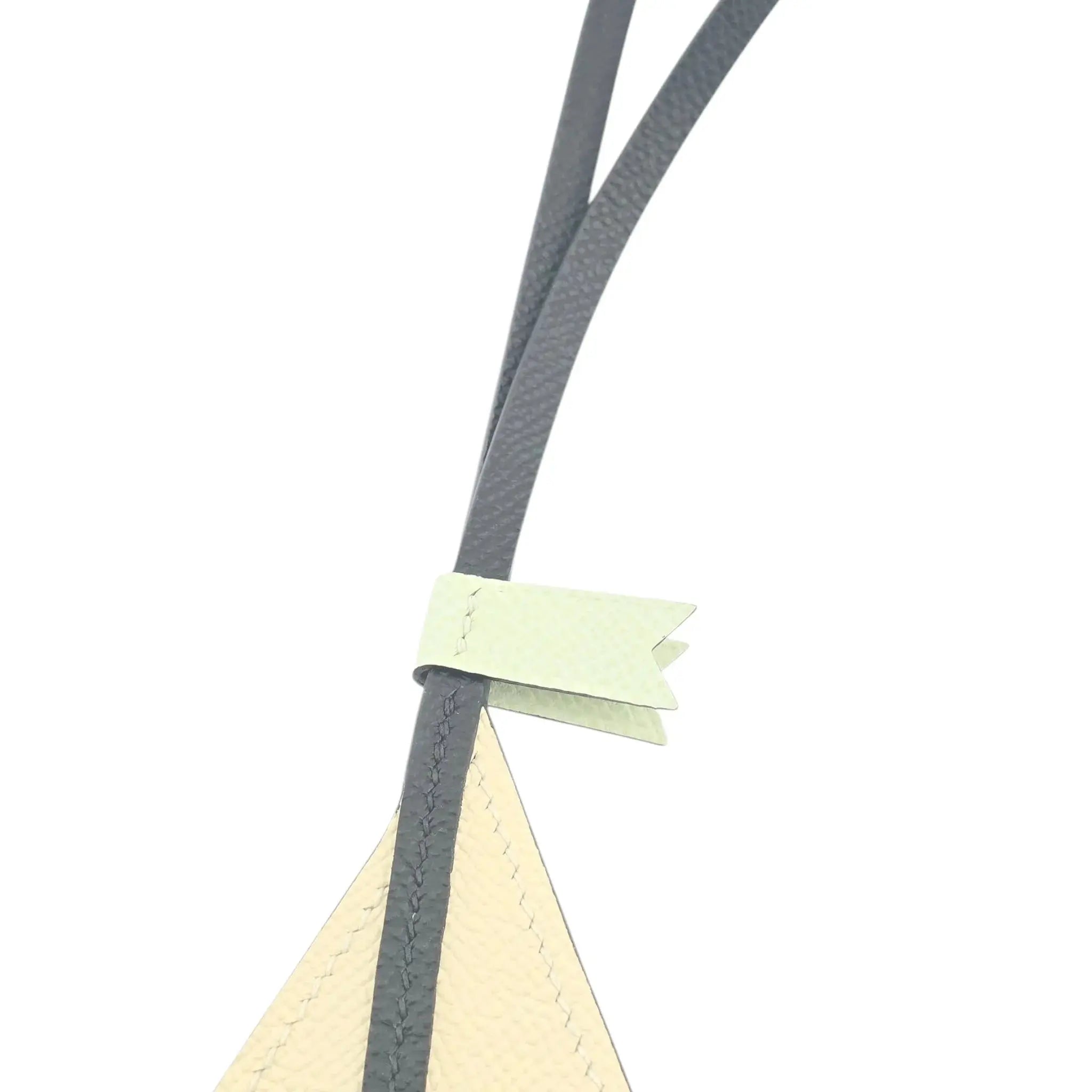 Hermès Epsom Sail 24 Bag Charm Nata/Bleu France/Gris Neve/Black Veau Epsom/Veau Barenia HERMES