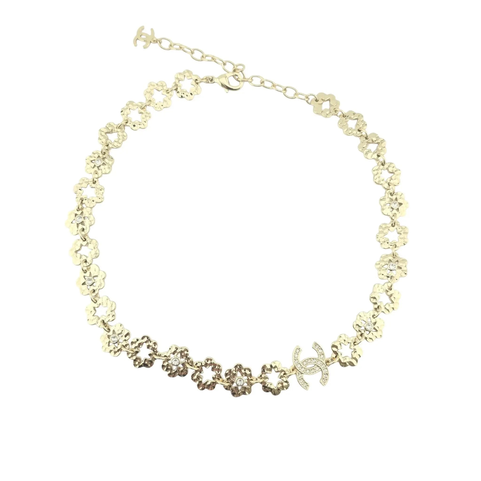 Chanel CC Gold Choker Necklace 2025 CHANEL