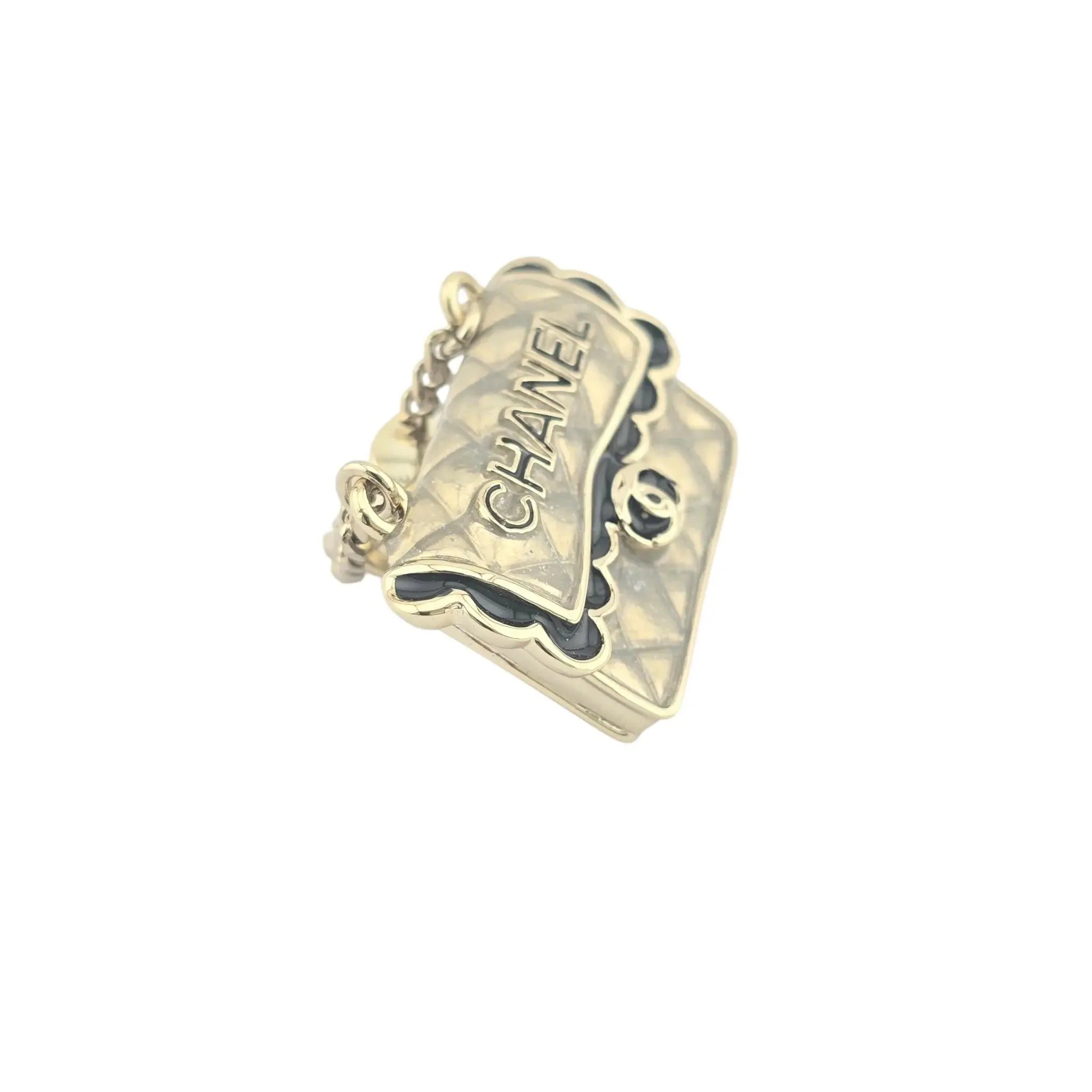 Chanel CC Matelasse Bag Pin Brooch 2024 CHANEL