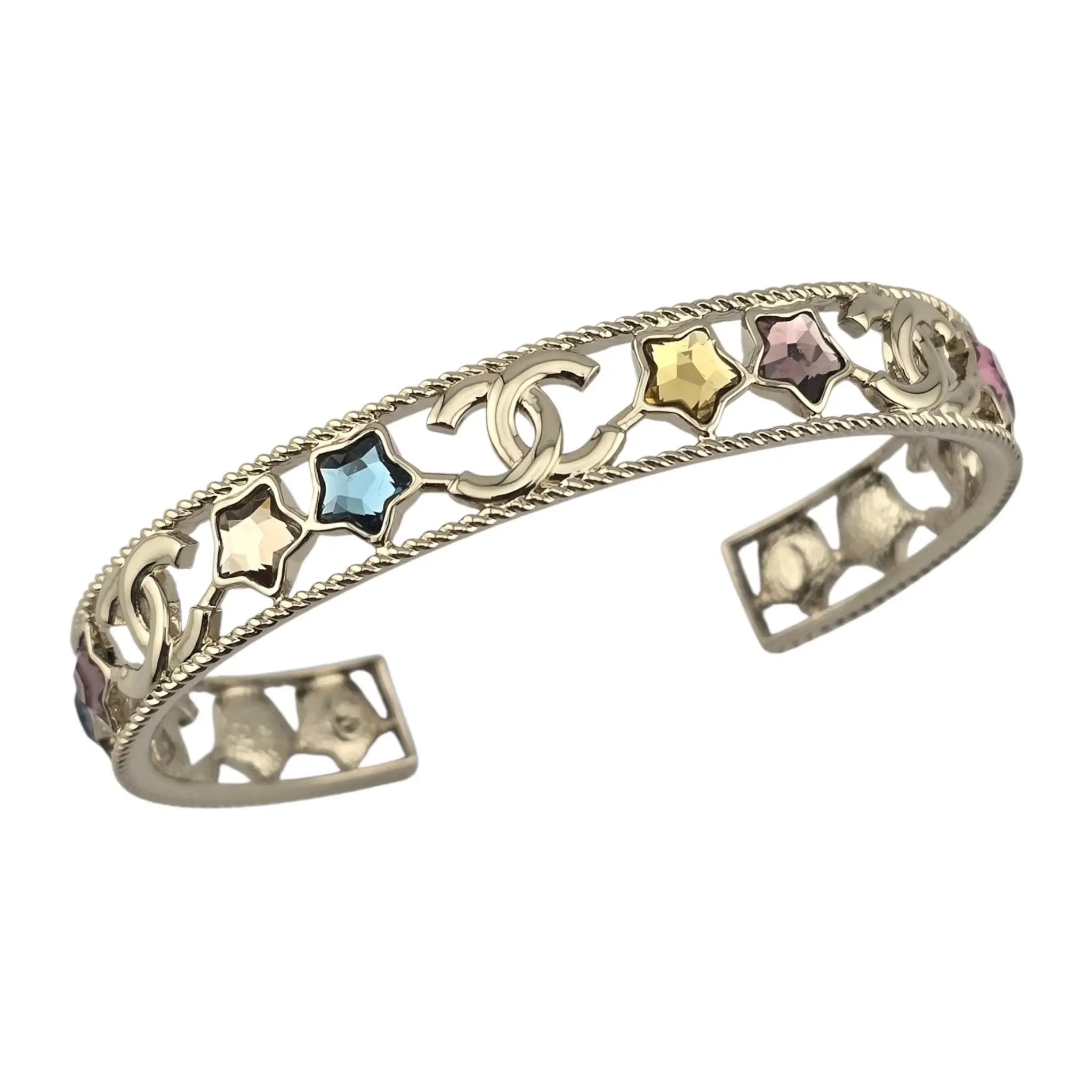 Chanel CC Multicolour Cuff Bangle 2025 CHANEL