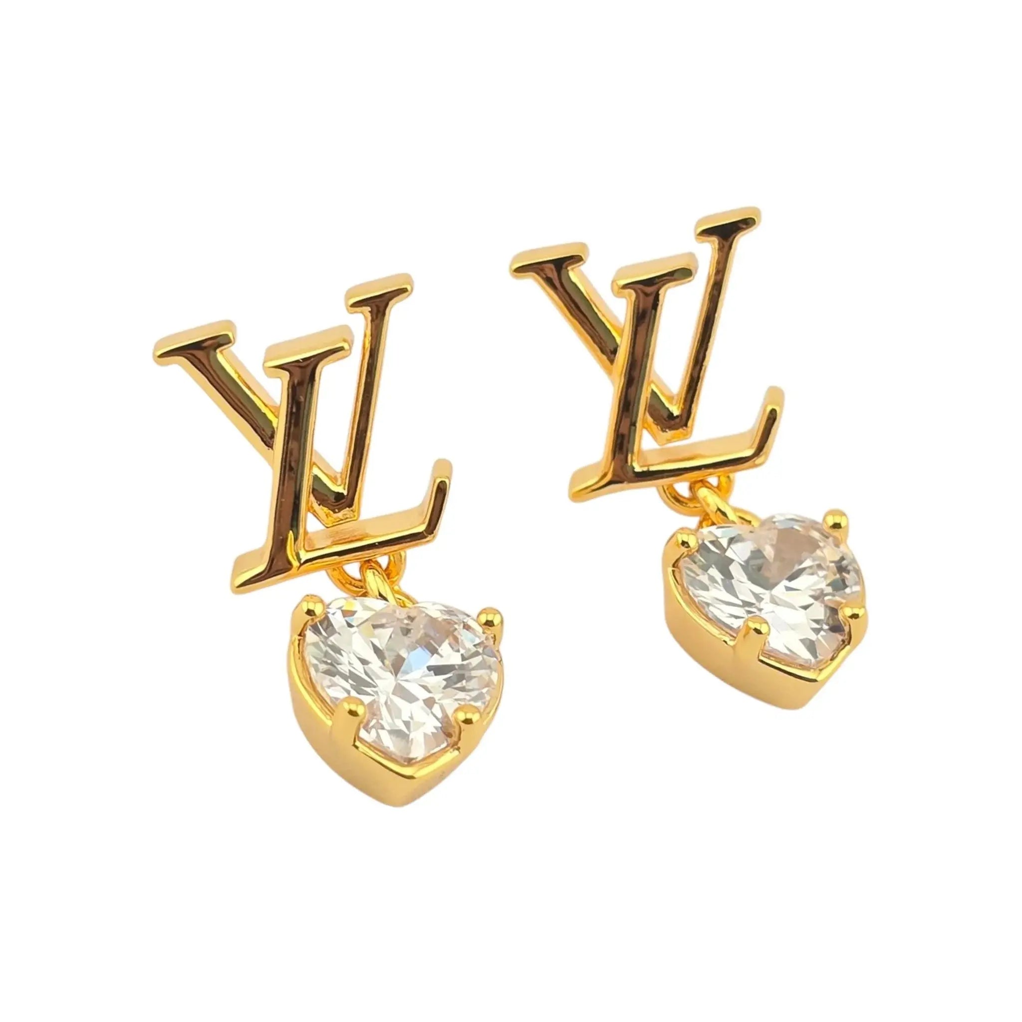 Louis Vuitton LV Iconic Heart Earrings LOUIS VUITTON
