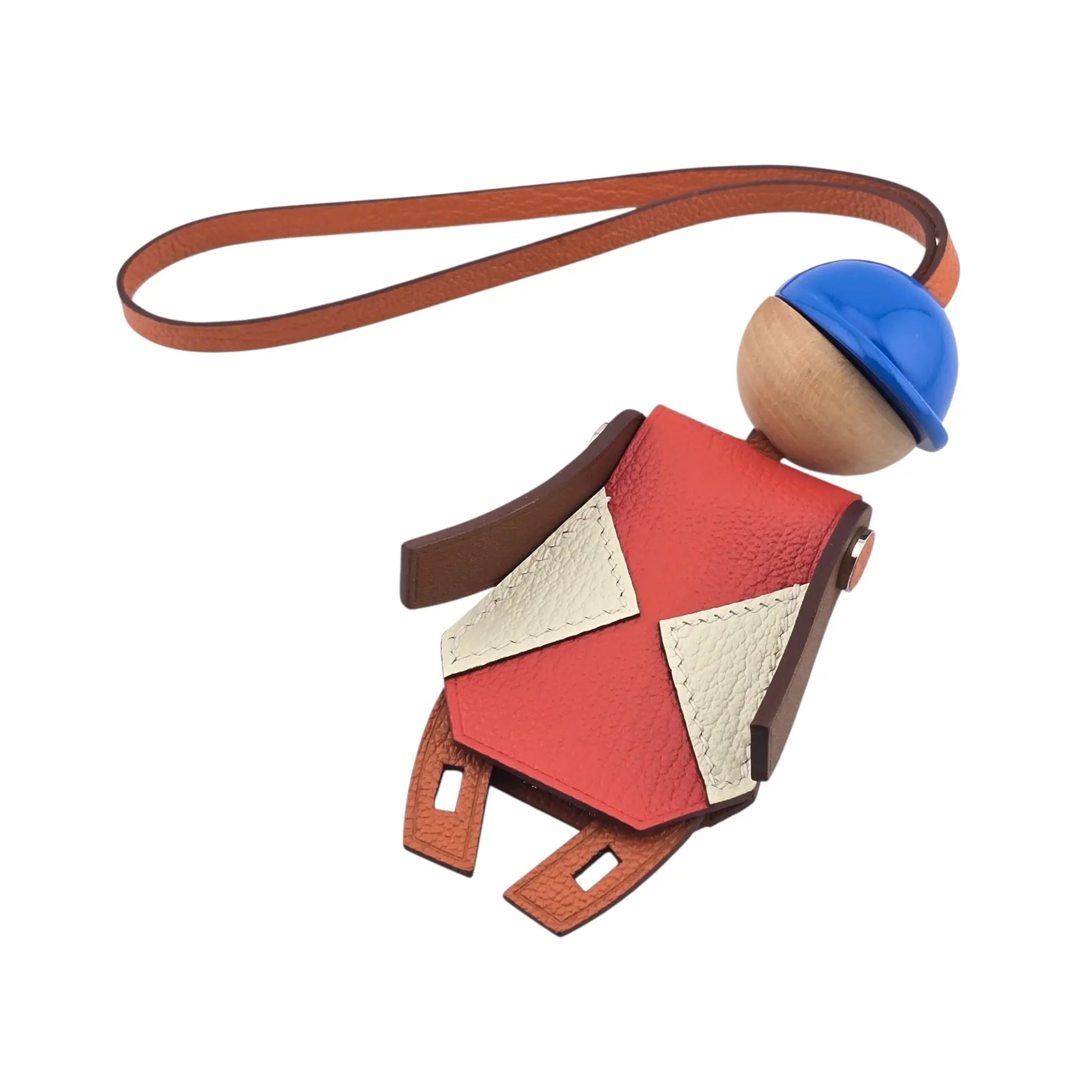 Hermes Jockey Chevre Myzore Chevre Barenia Bag Charm HERMES