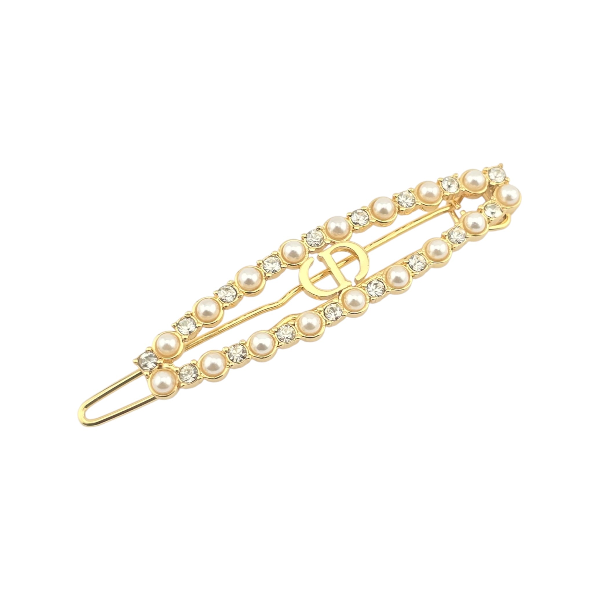 Christian Dior Petit CD Treasure Barrette