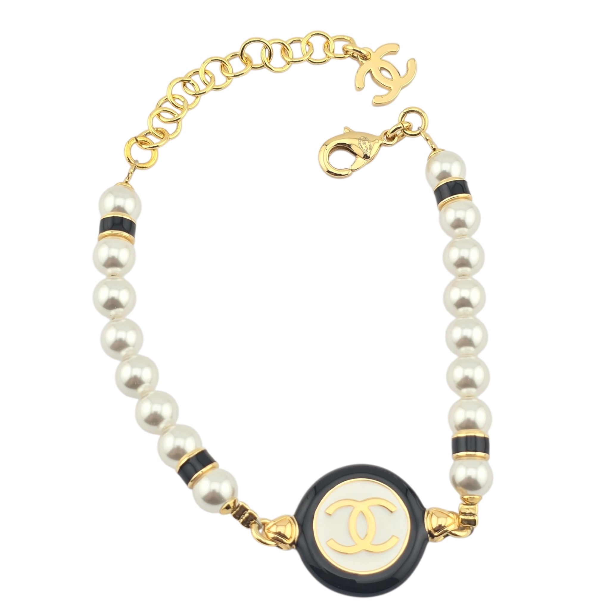 Chanel CC Faux Pearl Bracelet 2024 CHANEL
