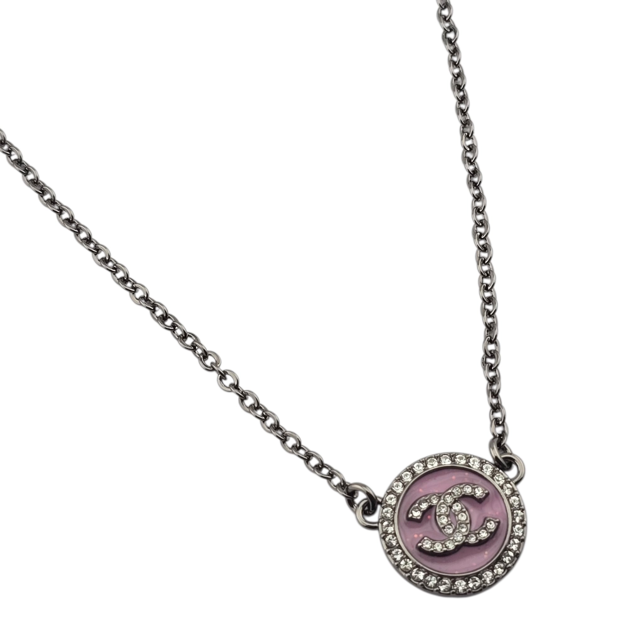 Chanel CC Ruthenium Pink Necklace 2025 CHANEL