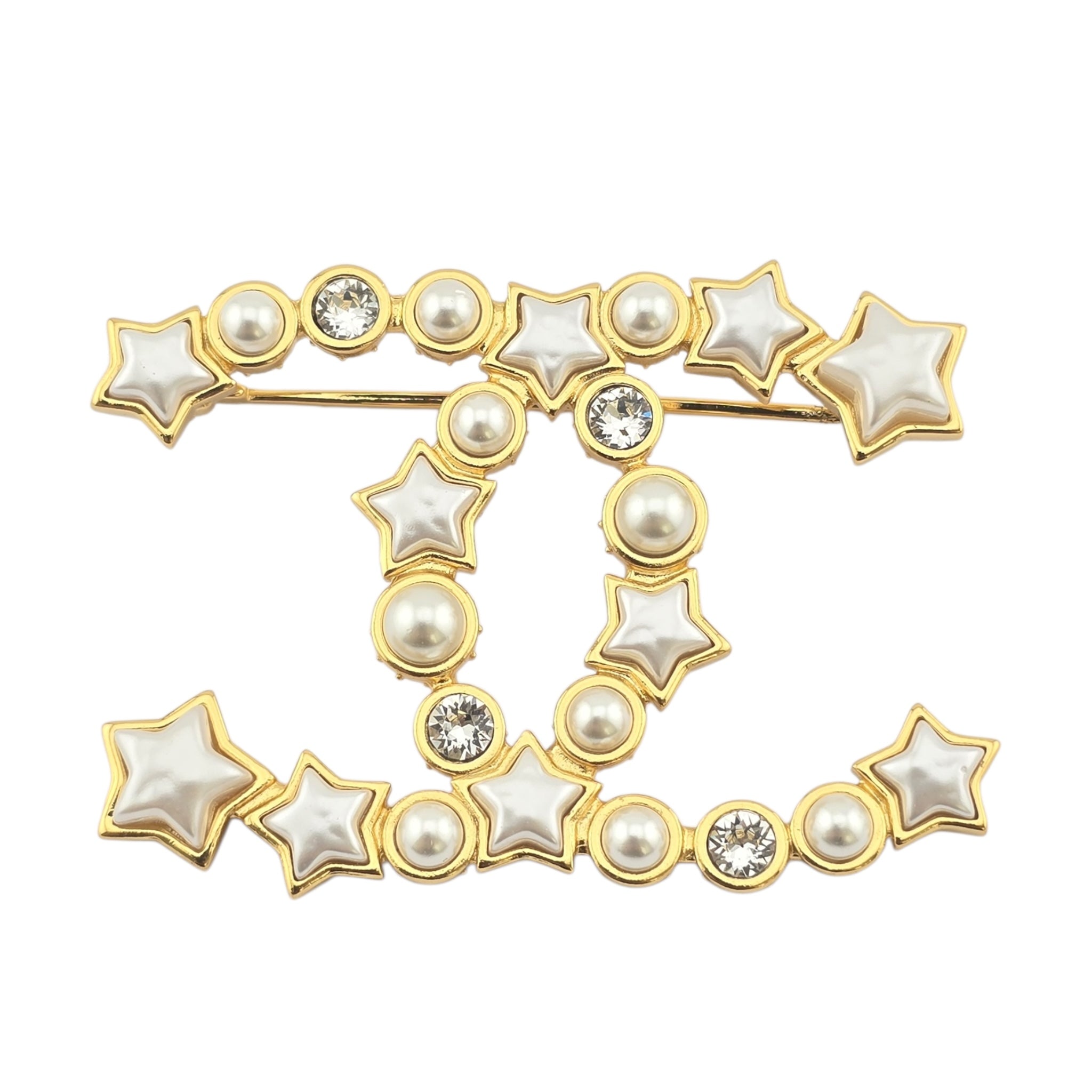 Chanel CC Gold Star Brooch 2024 CHANEL