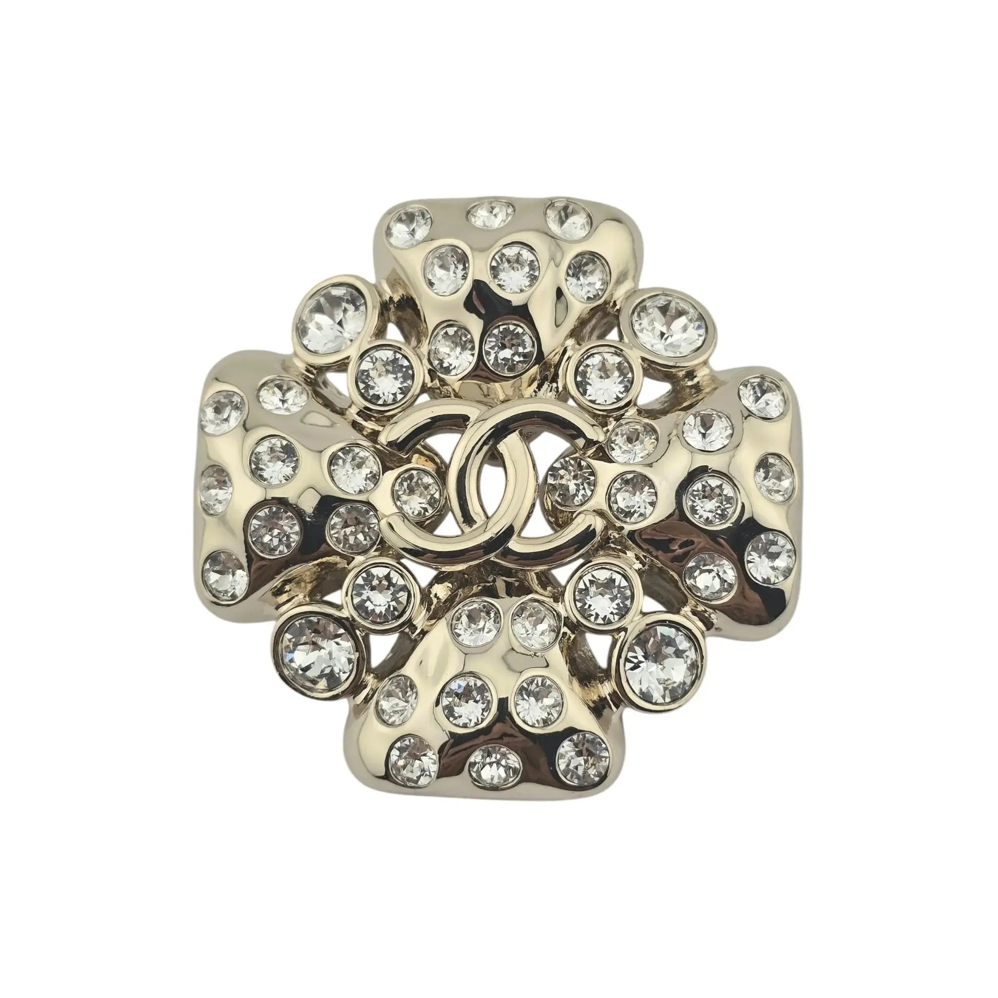 Chanel CC Crystal Brooch 2024 CHANEL