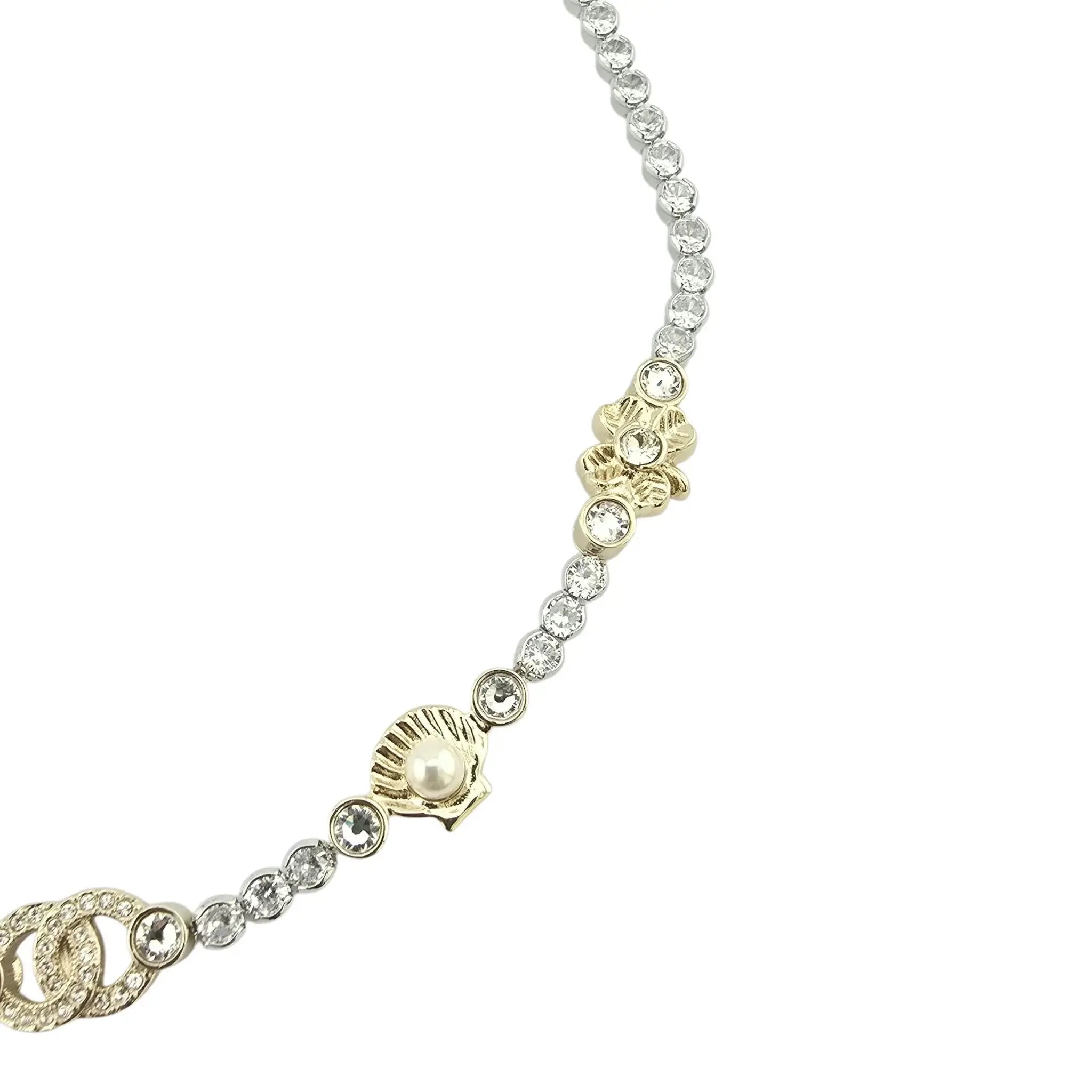 Chanel CC Crystal Charms Choker Necklace 2025 CHANEL
