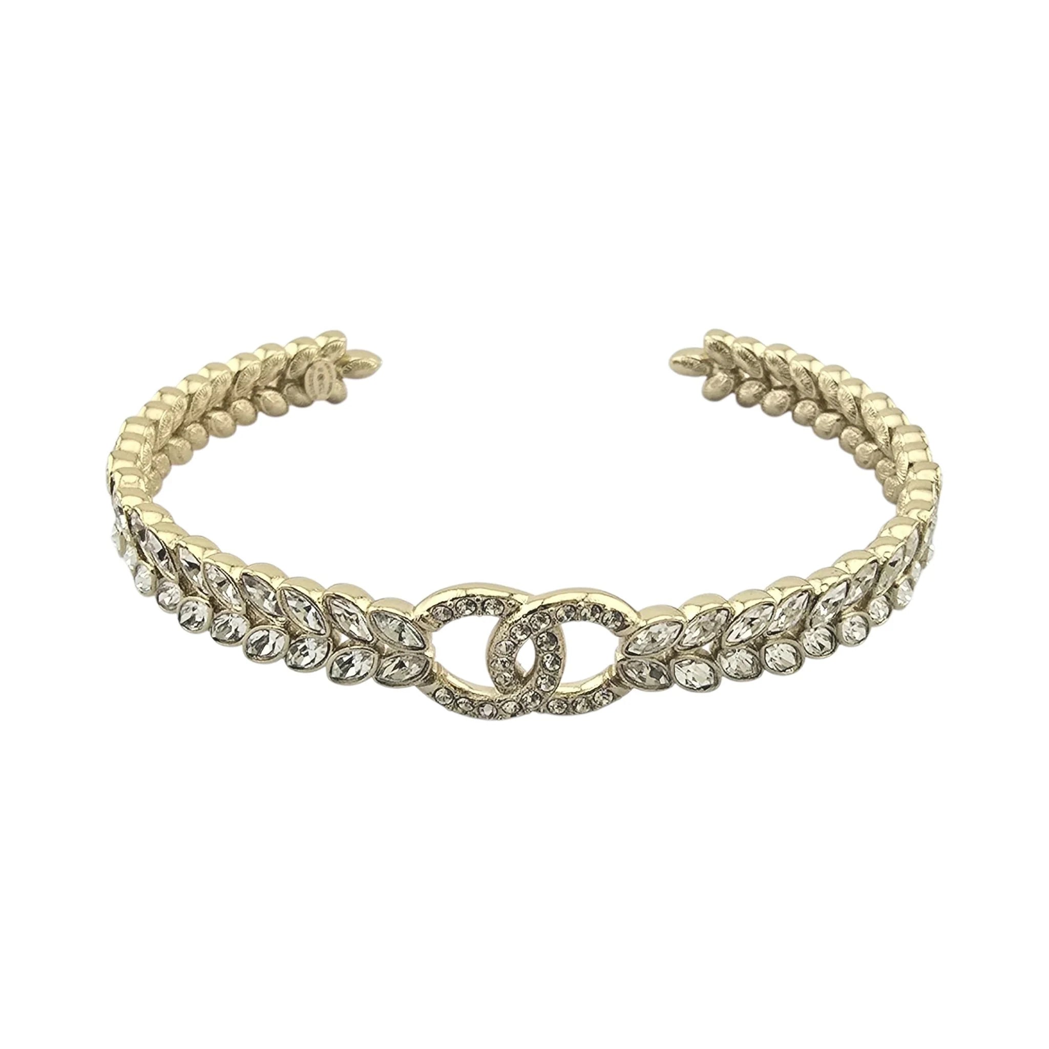Chanel CC Crystal Bangle 23S CHANEL