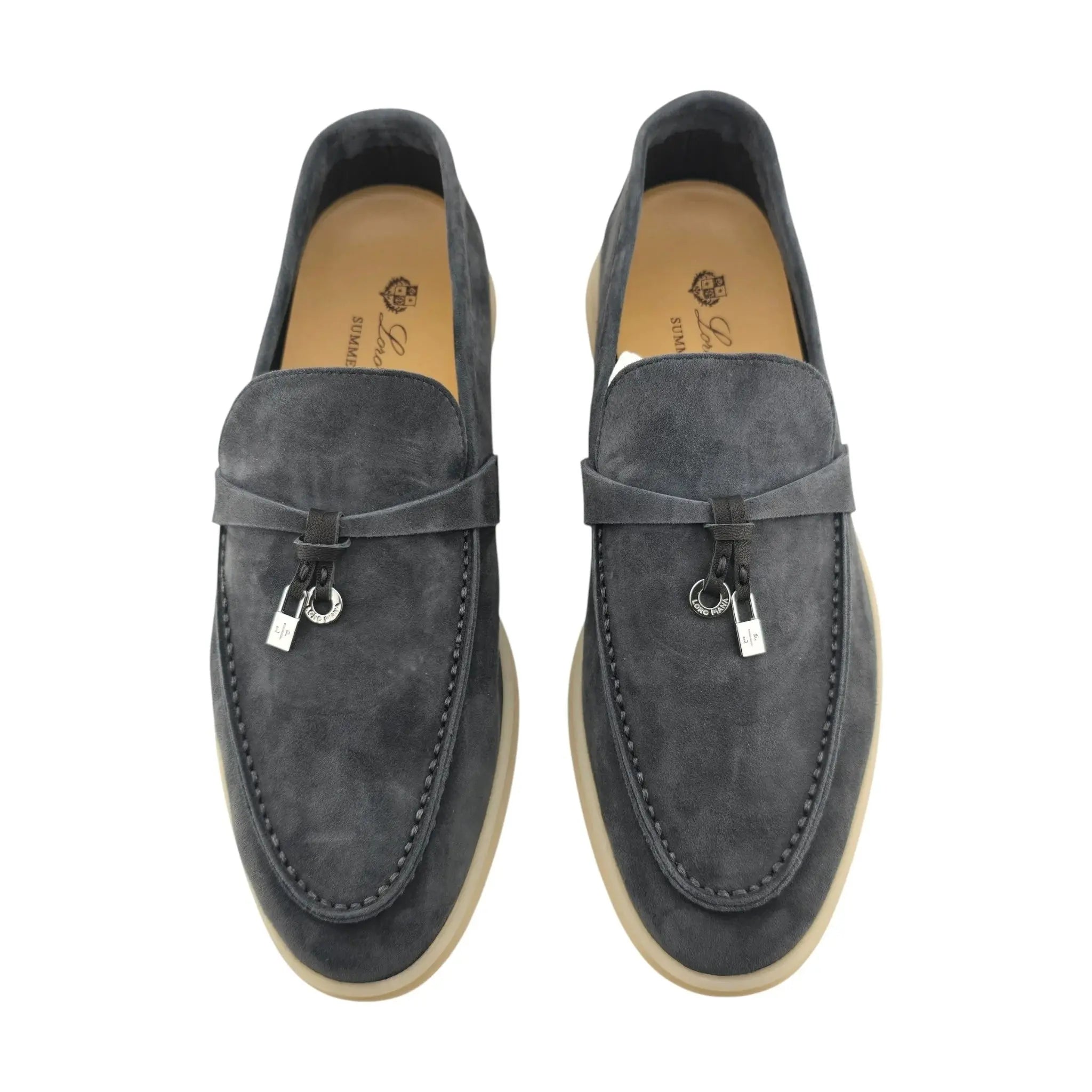 Loro Piana Summer Charms Walk Loafer - Caviar Black - 40 LORO PIANA