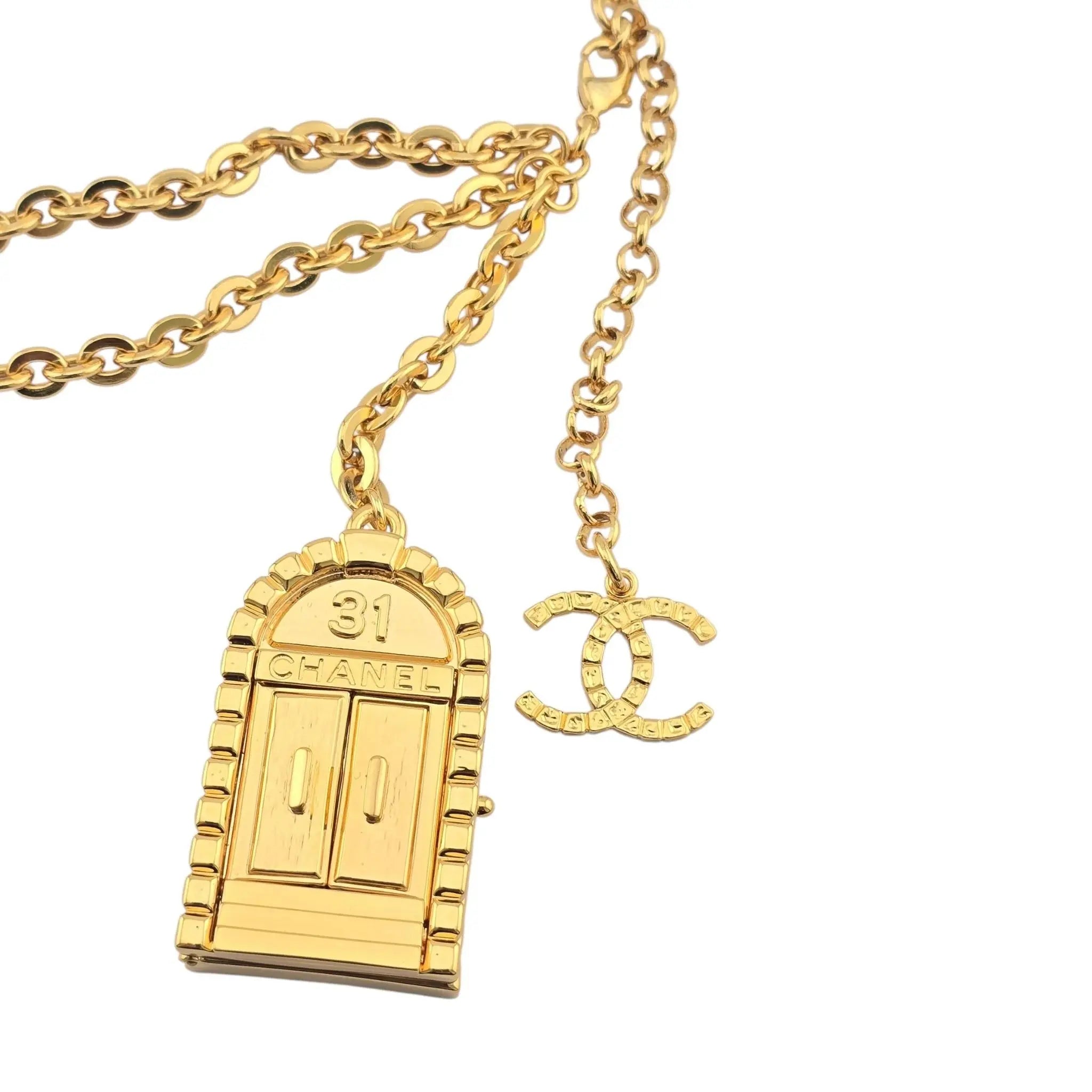 Chanel CC 31 Rue Cambon Door Belt Gold CHANEL