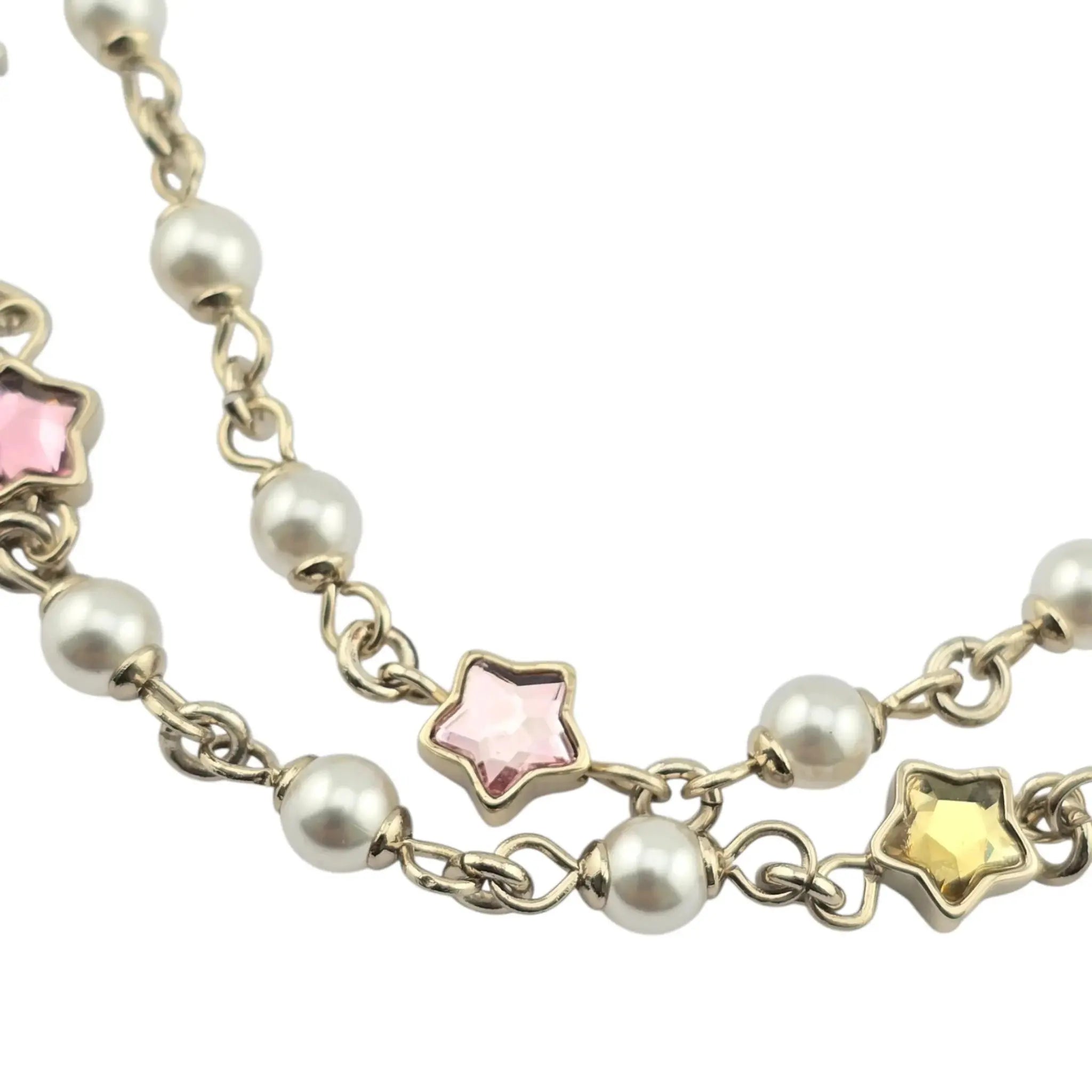 Chanel CC Multicoloured Star Crystal Long Necklace 2025 CHANEL