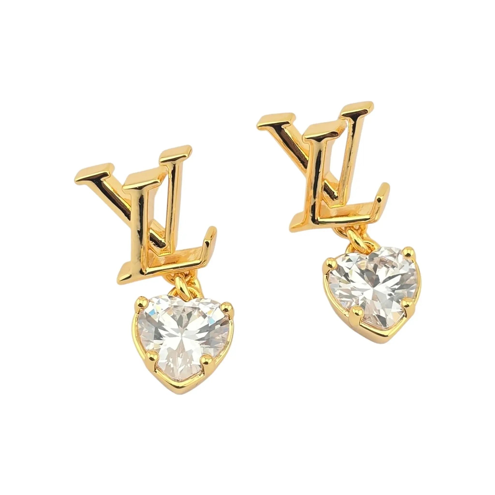 Louis Vuitton LV Iconic Heart Earrings LOUIS VUITTON