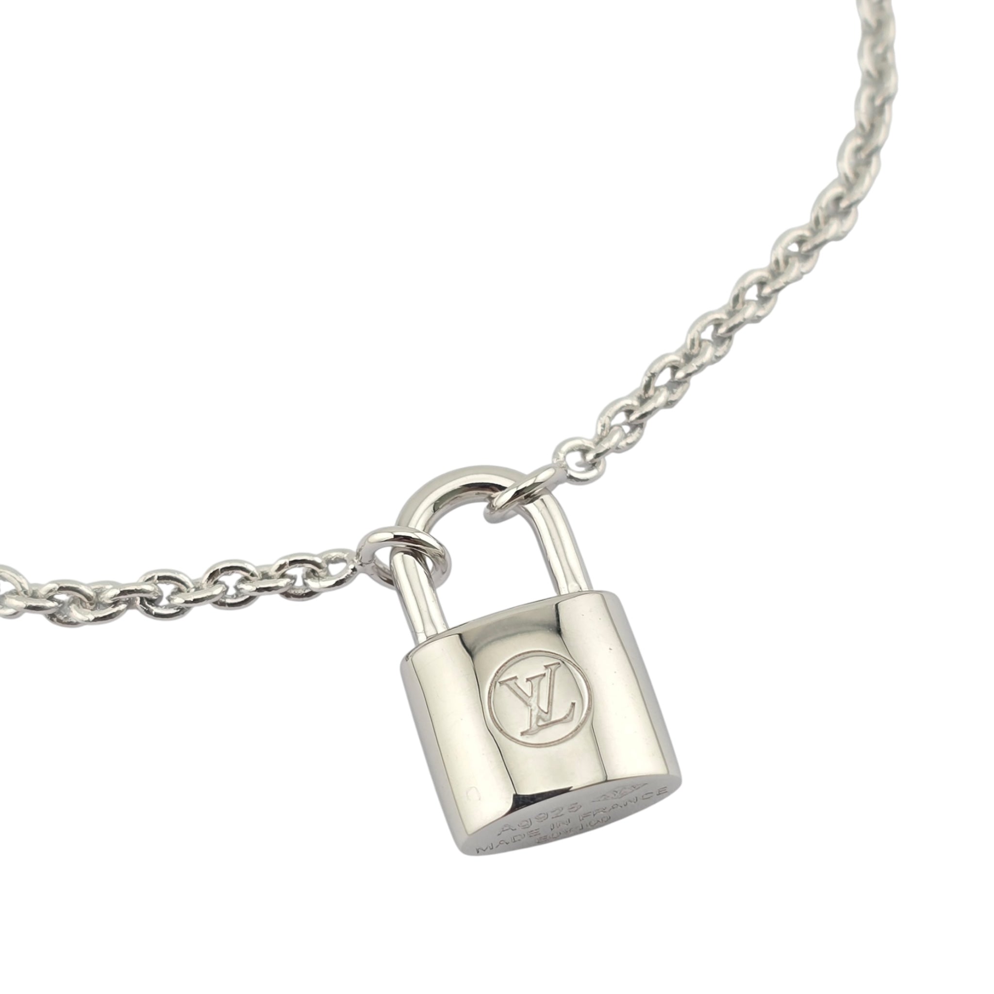 Louis Vuitton LV Silver Lockit Bracelet, Sterling Silver LOUIS VUITTON