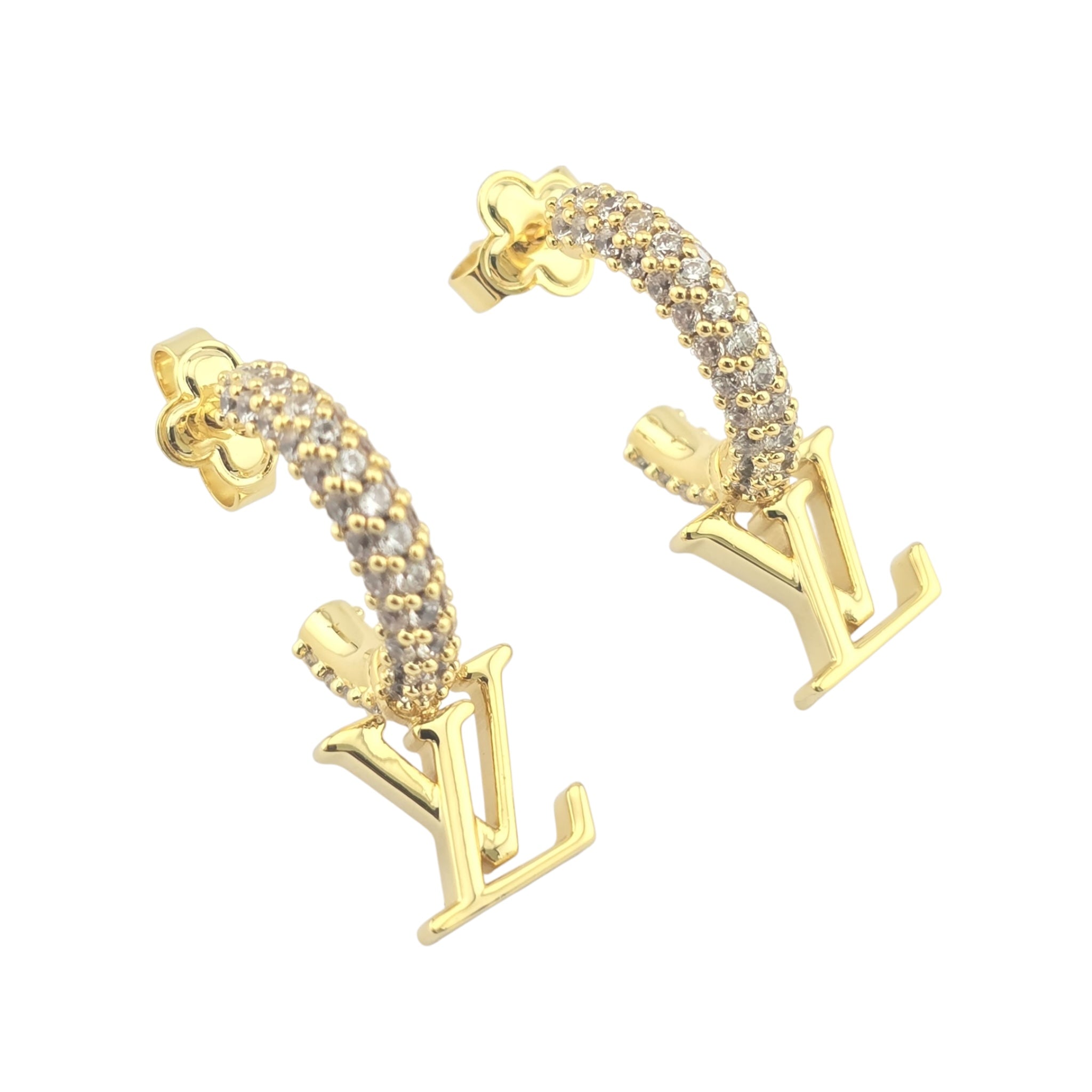 Louis Vuitton LV Iconic Strass Crystals Earrings