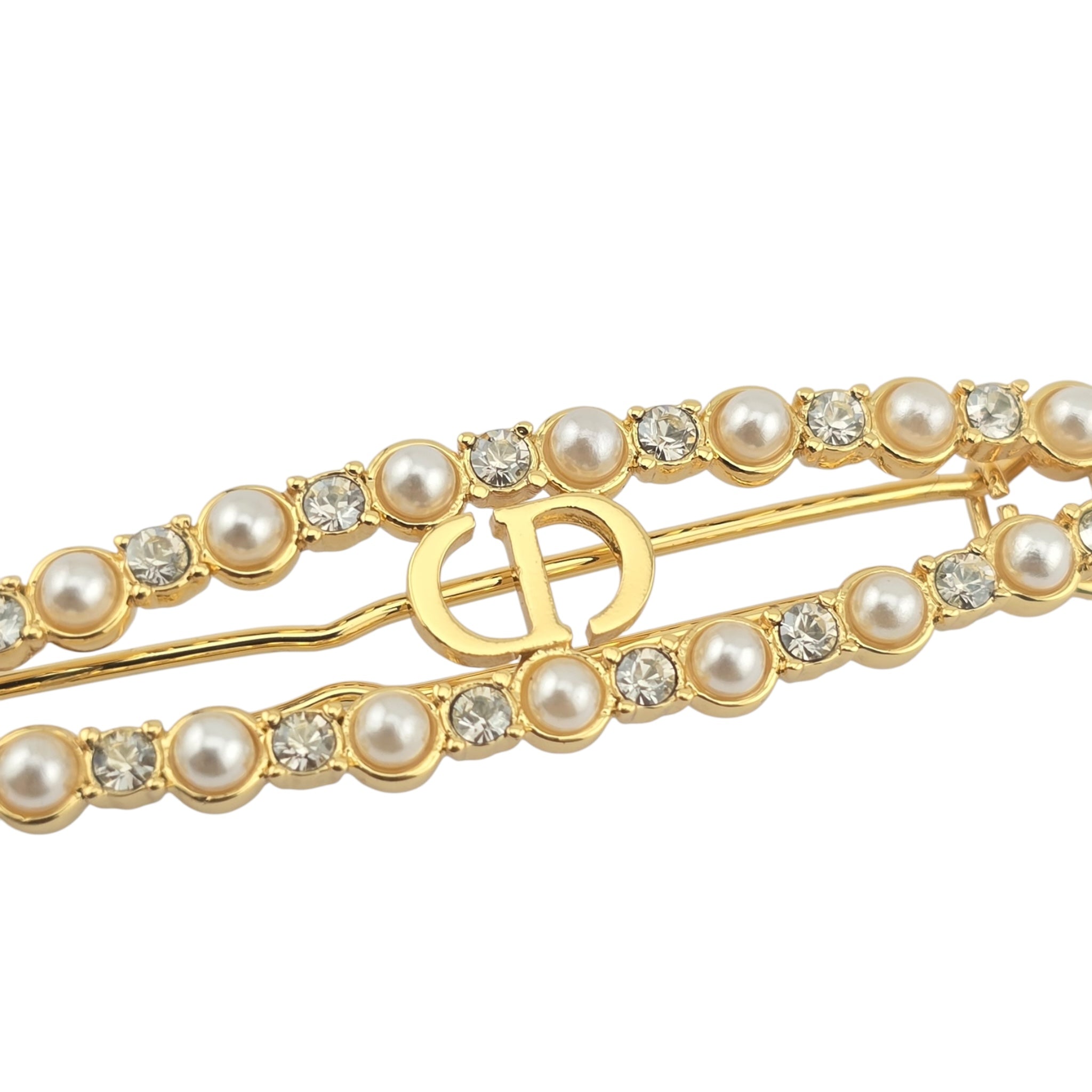 Christian Dior Petit CD Treasure Barrette