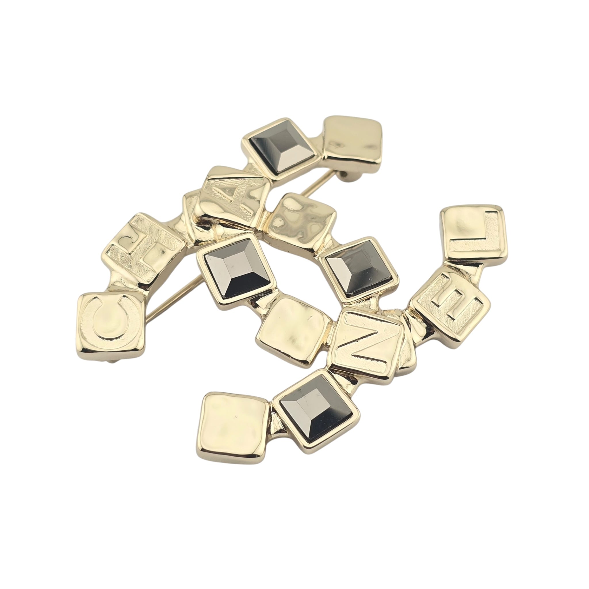 Chanel CC Logo Gold Brooch 2024