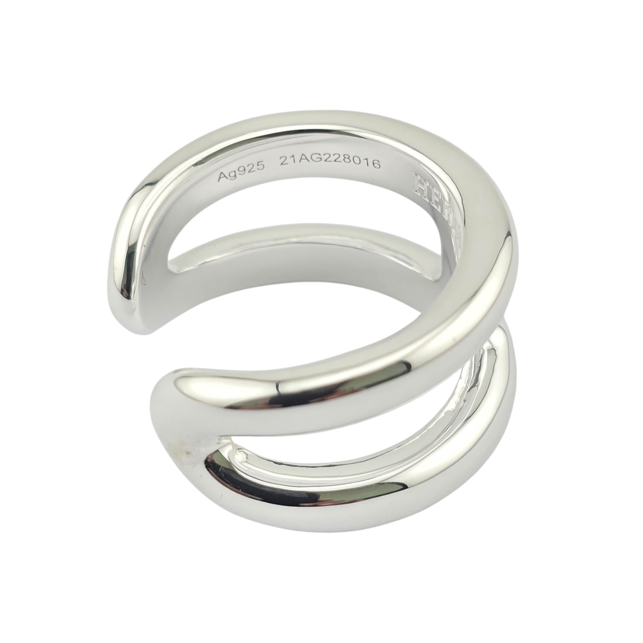 Hermes Osmose Silver 925 Ring Small