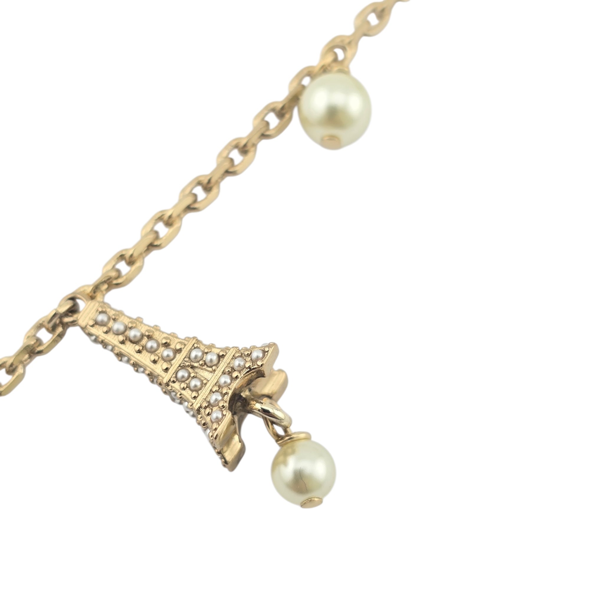 Christian Dior CD Plan De Paris Gold Bracelet