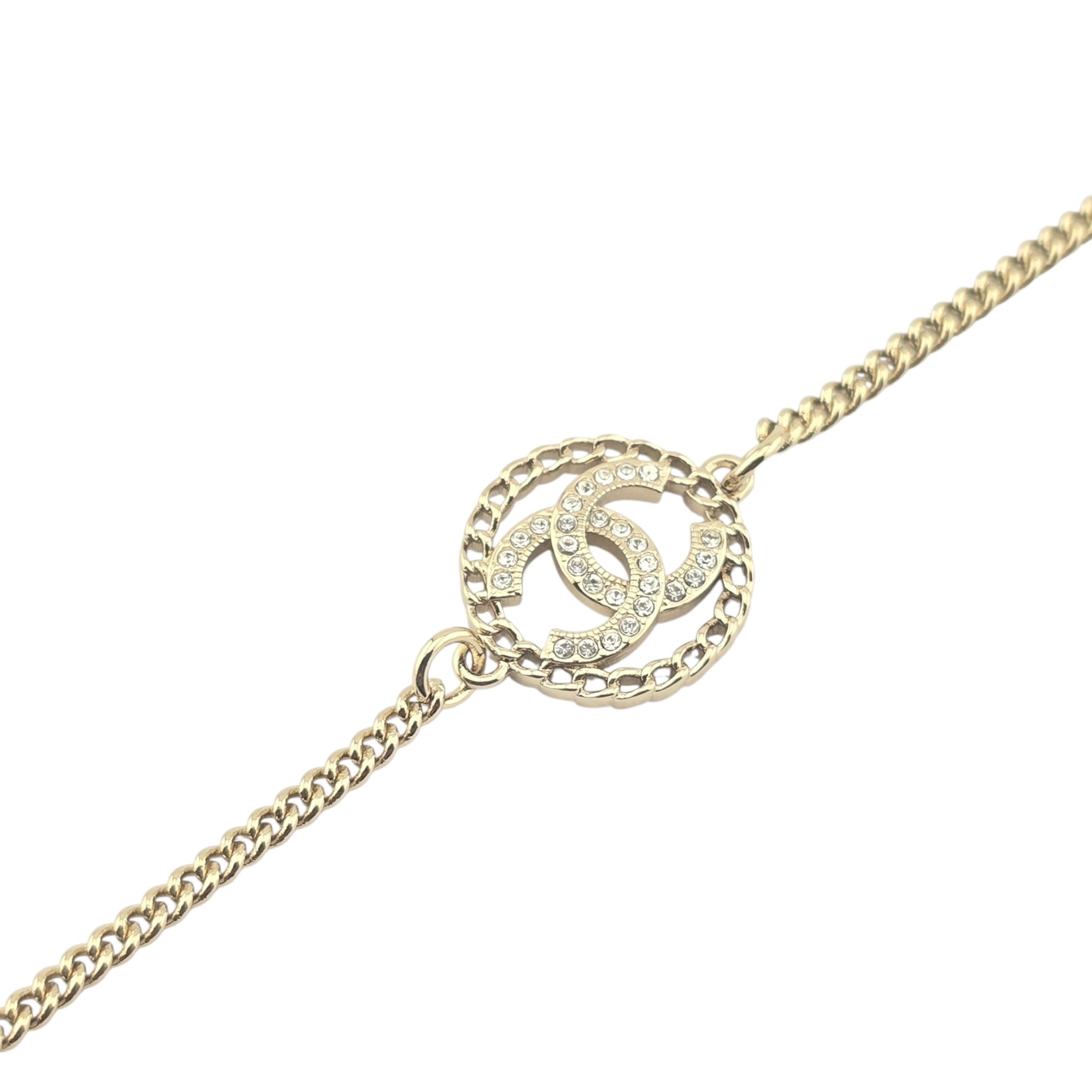 Chanel CC Round Pendant Bracelet 2025 CHANEL