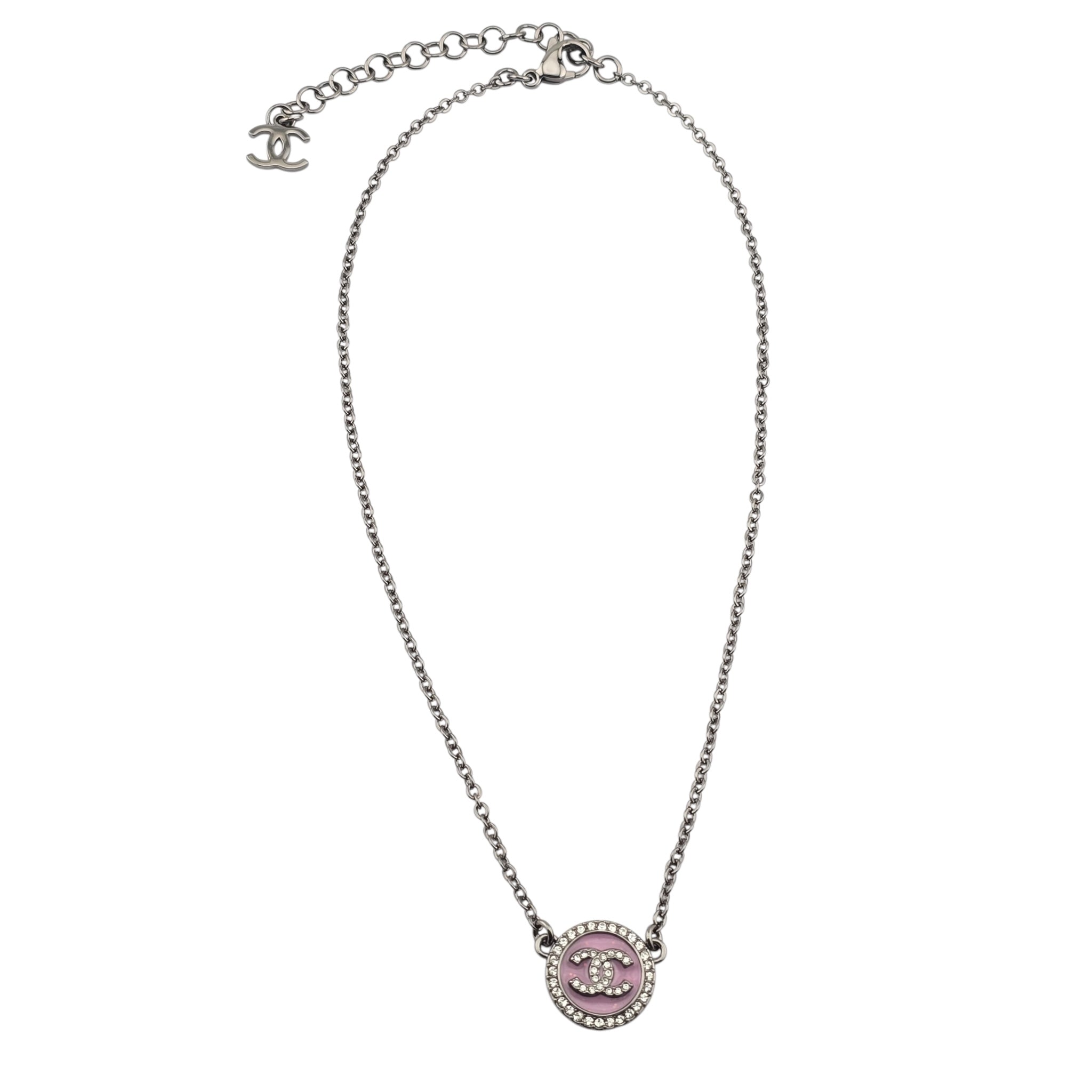 Chanel CC Ruthenium Pink Necklace 2025 CHANEL