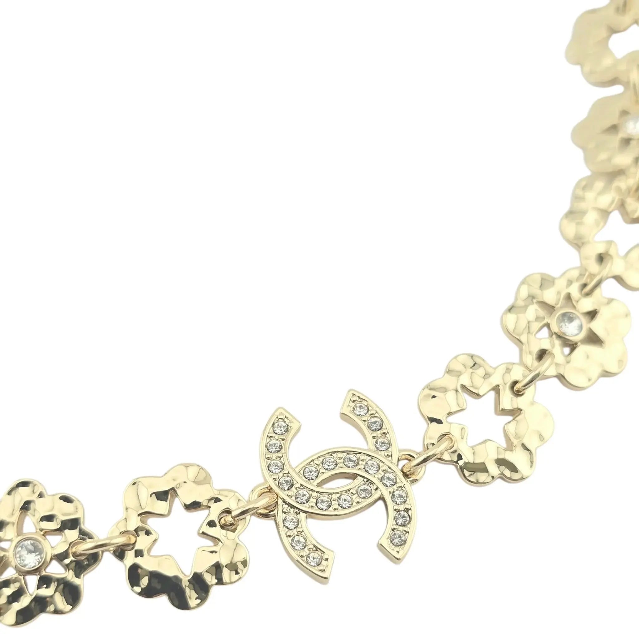 Chanel CC Gold Choker Necklace 2025 CHANEL