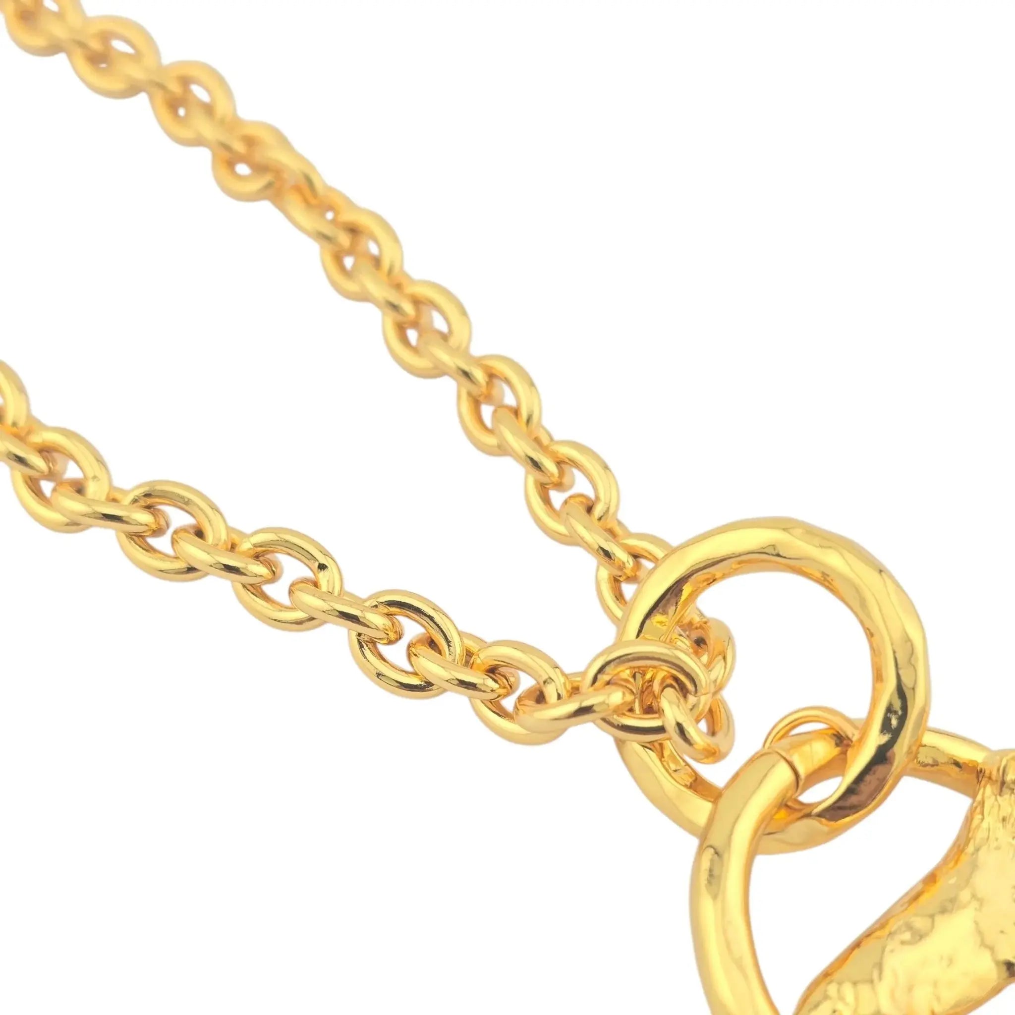 Chanel CC Faux Pearl Gold Lion Necklace 2022 CHANEL