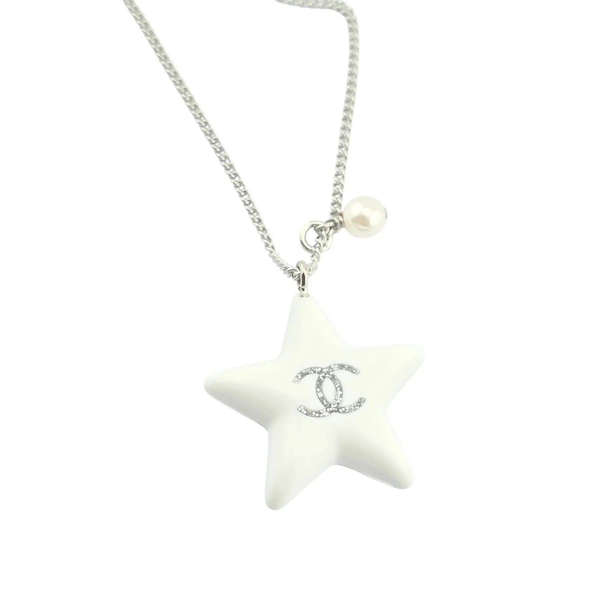 Chanel CC Resin Star Pendant Necklace 2025 CHANEL