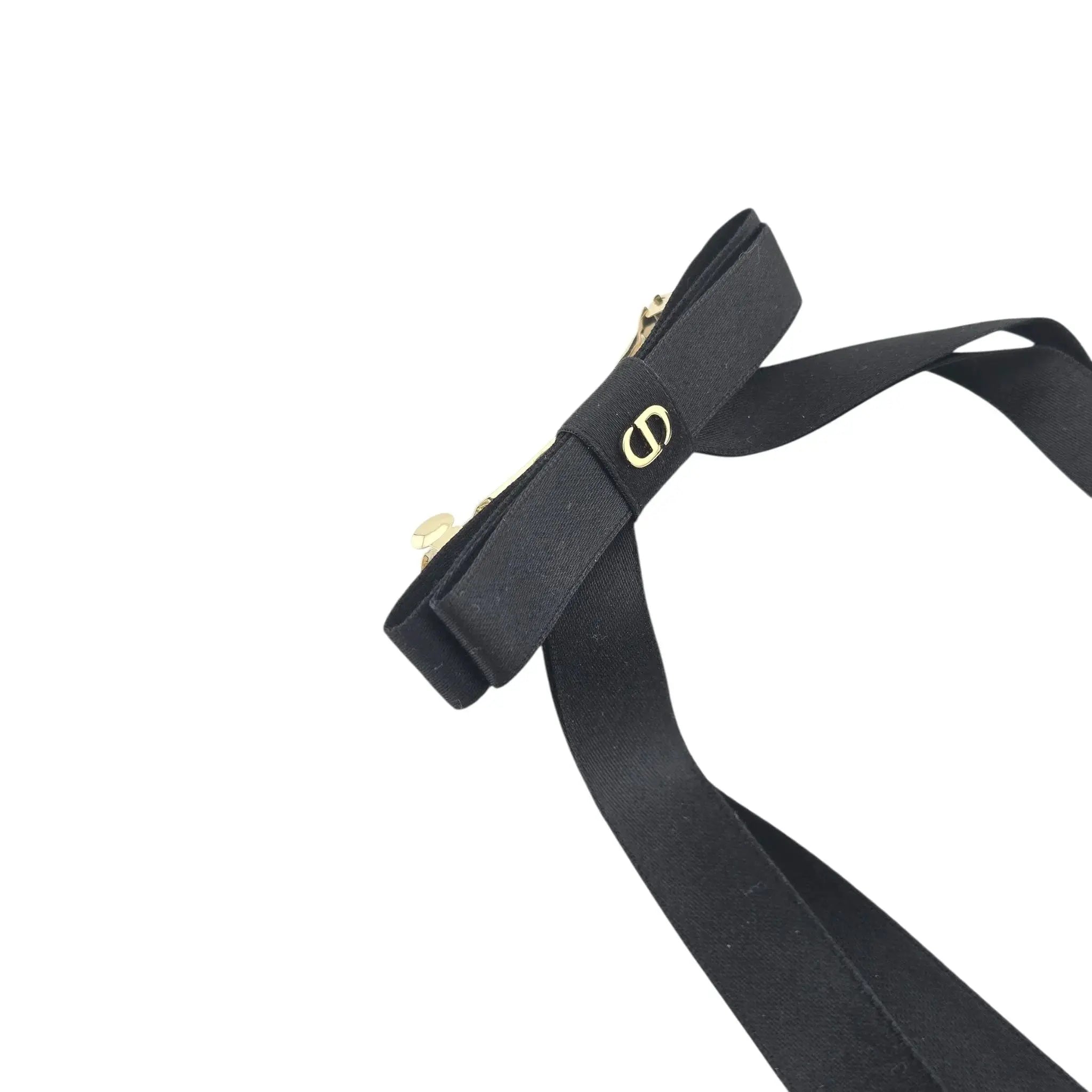 Christian Dior Twist Bow Hair Clip Barrette DIOR