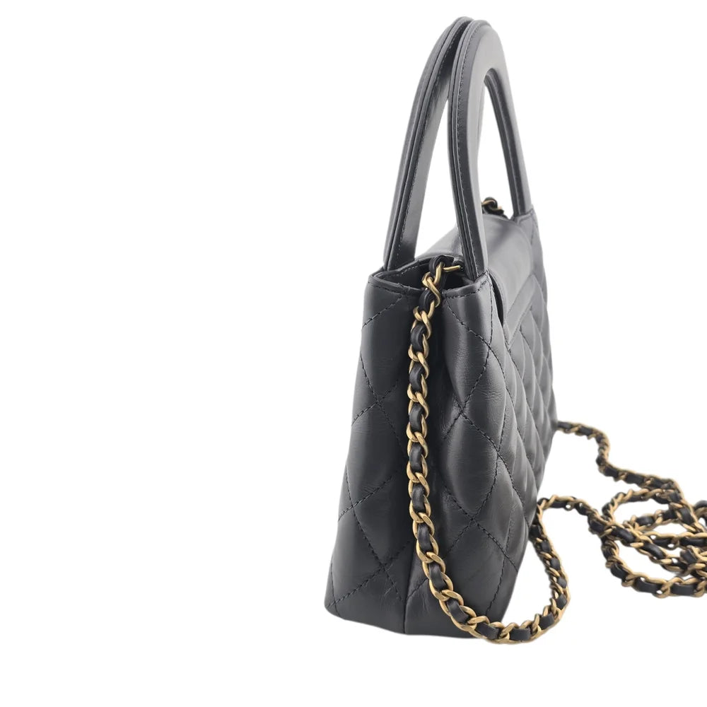 Chanel Small Kelly Re-Edition Grey Shopping Handbag CHANEL