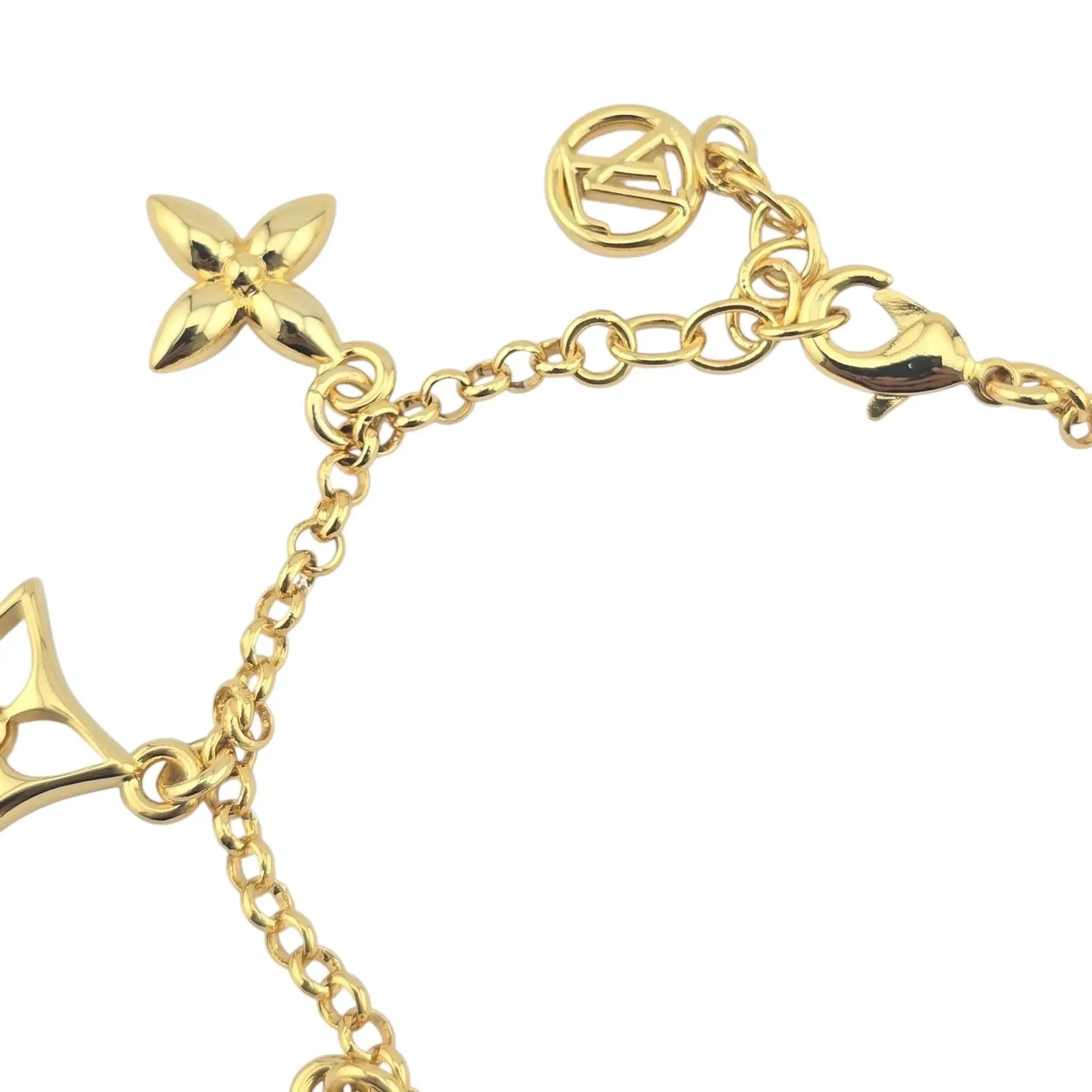 Louis Vuitton LV Iconic Charms Gold Bracelet LOUIS VUITTON