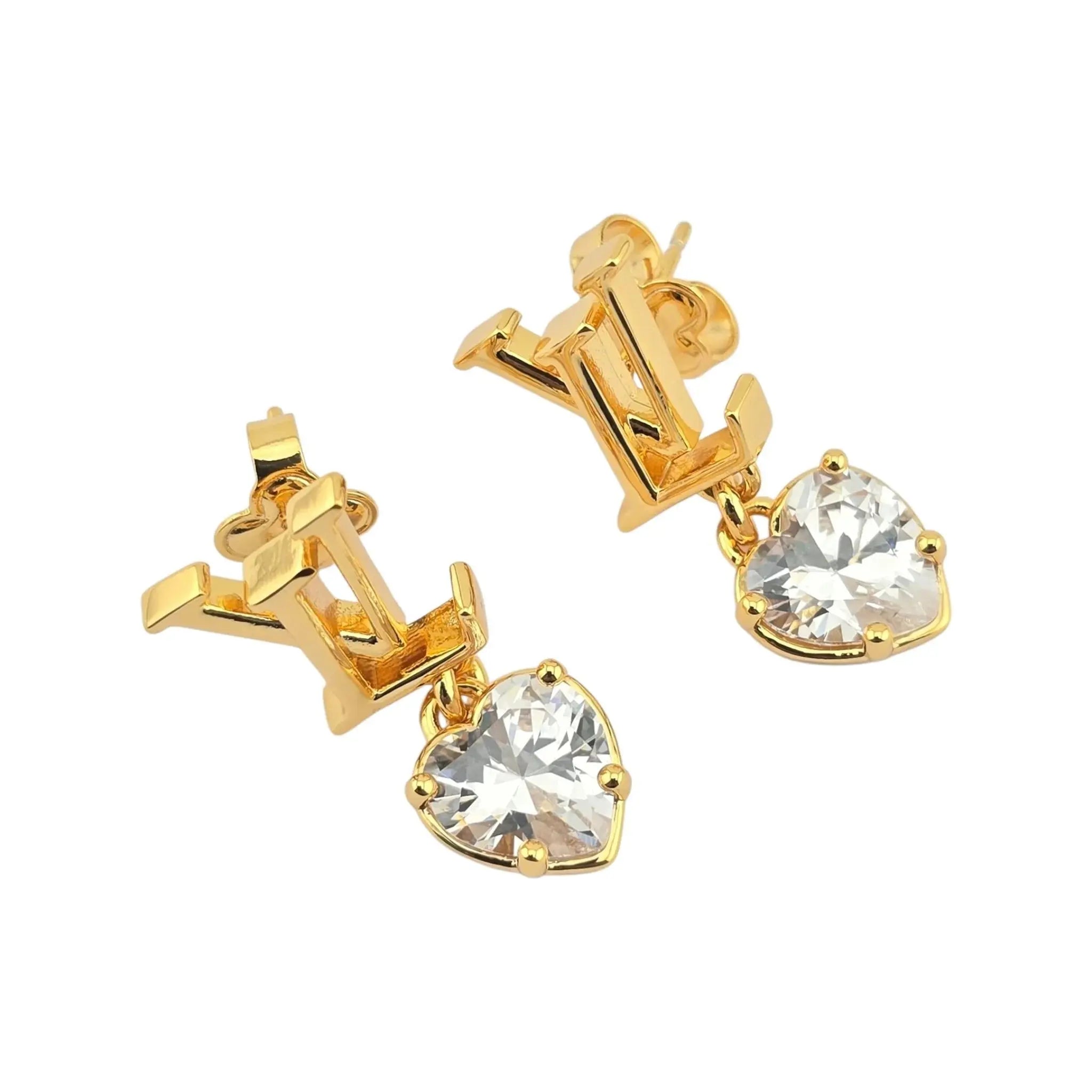 Louis Vuitton LV Iconic Heart Earrings LOUIS VUITTON