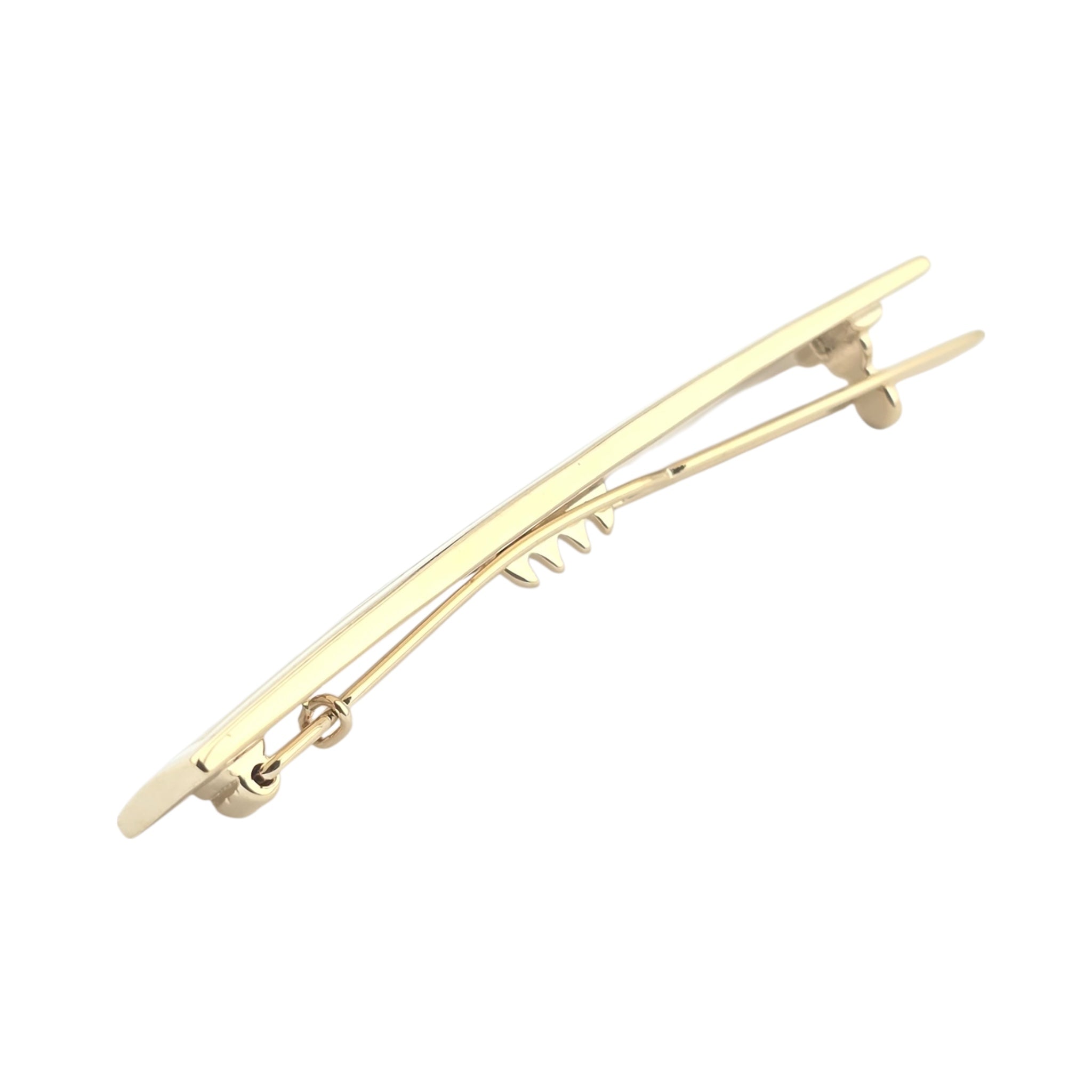 Chanel Logo Gold Black Hair Barrette Clip 2021