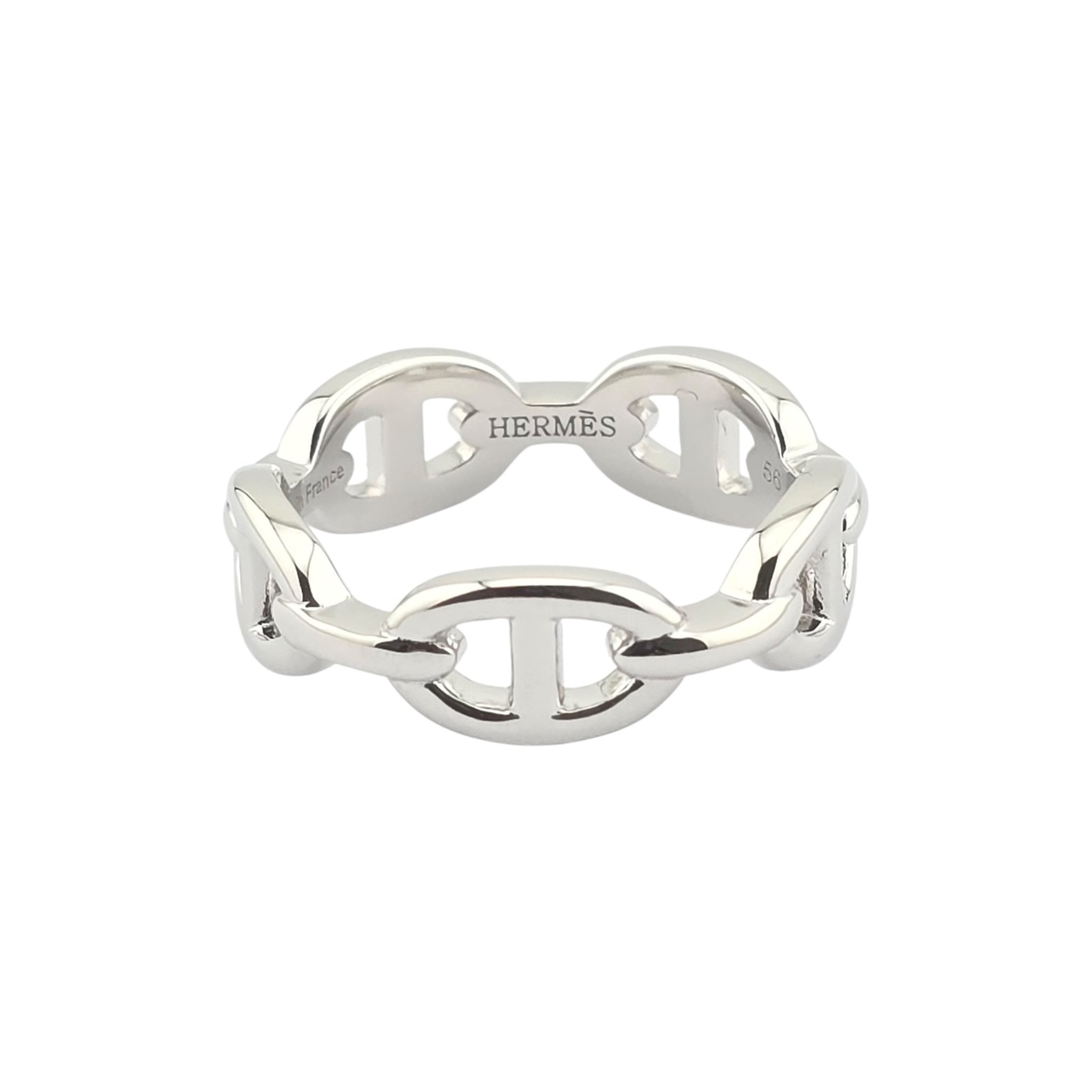 Hermes Chaine d'ancre Enchainee Ring Small