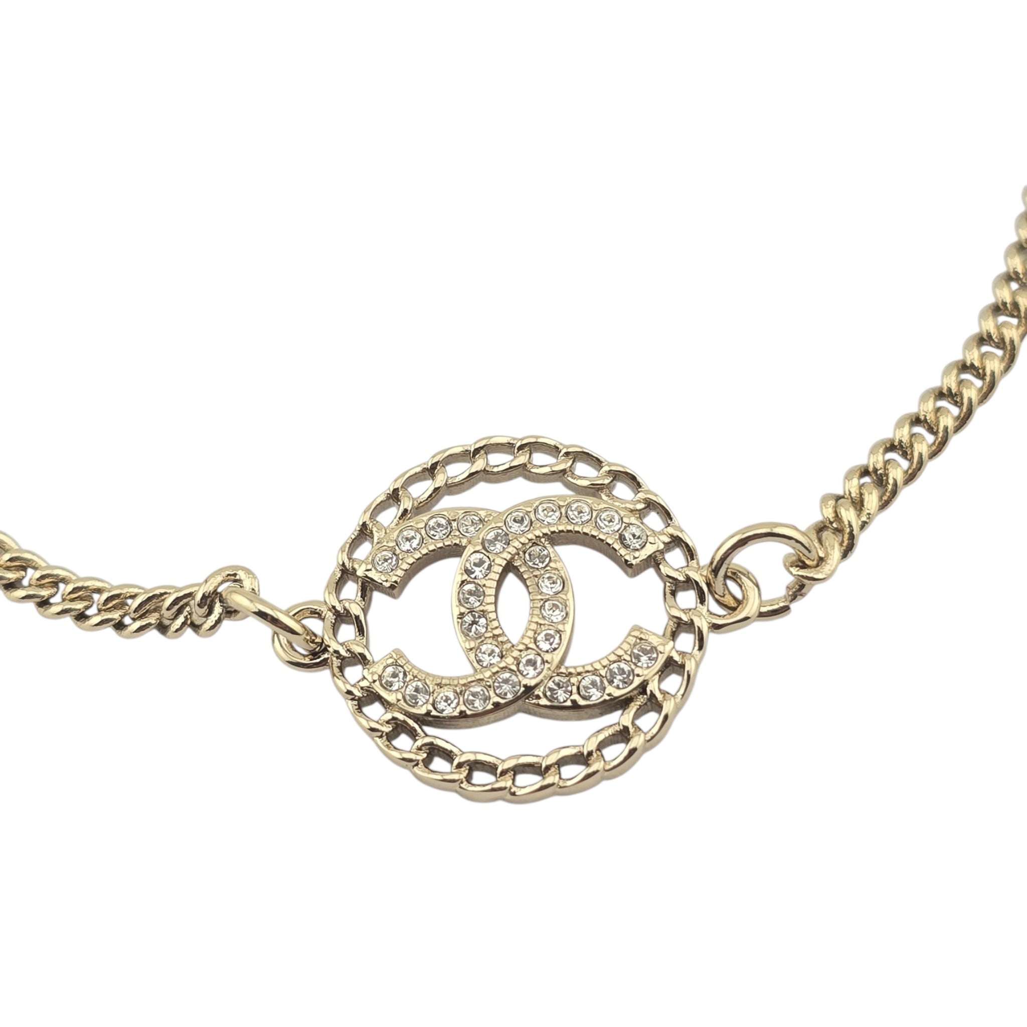Chanel CC Round Pendant Bracelet 2025 CHANEL