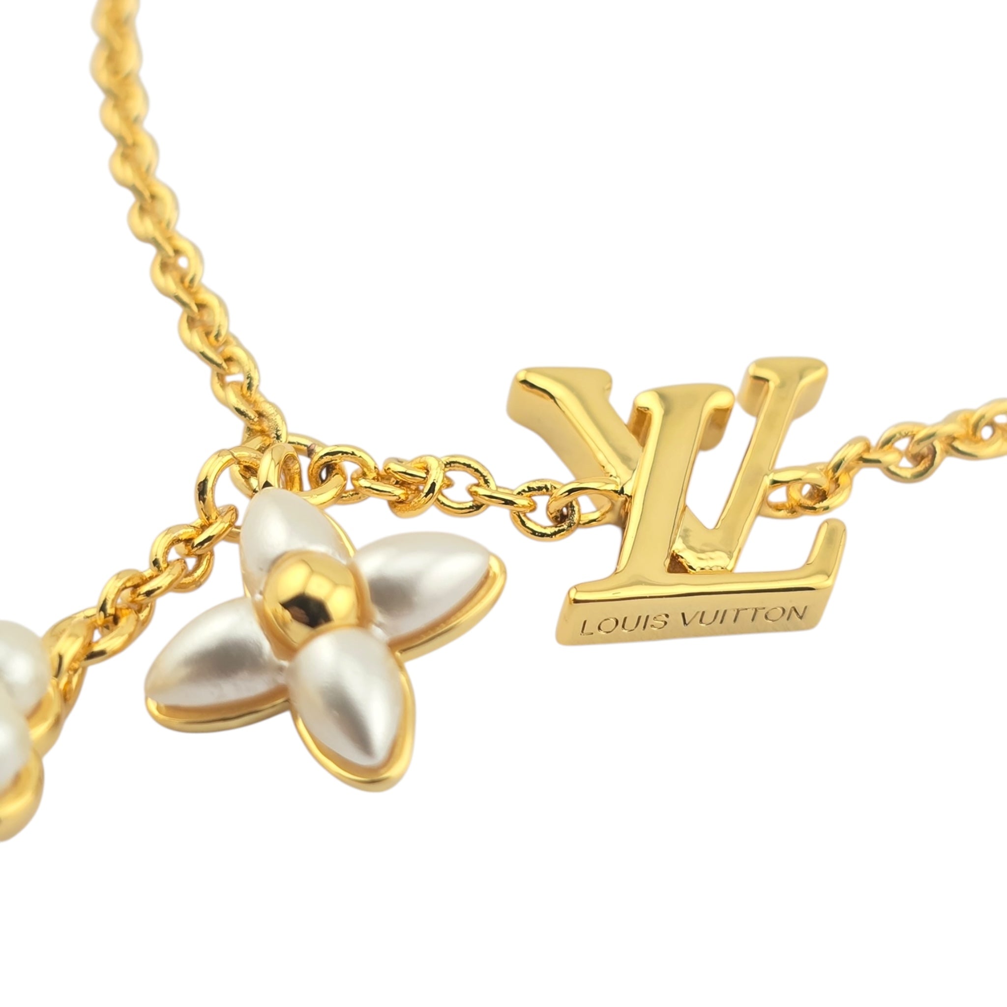 Louis Vuitton LV Floragram Gold Bracelet LOUIS VUITTON