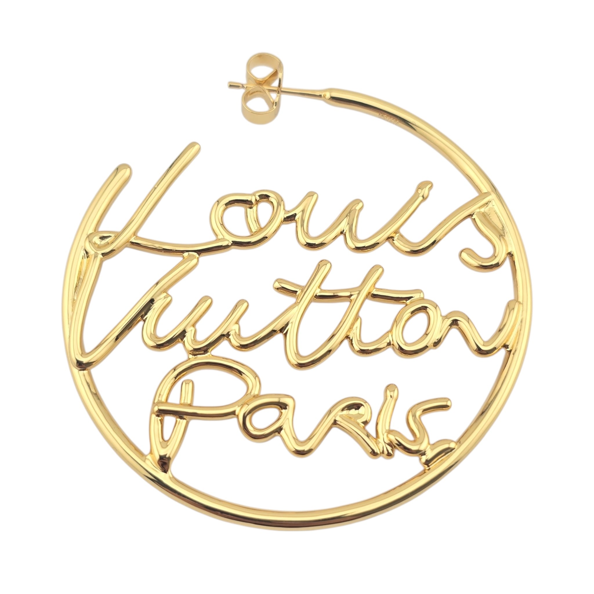 Louis Vuitton LV Script Earrings LOUIS VUITTON