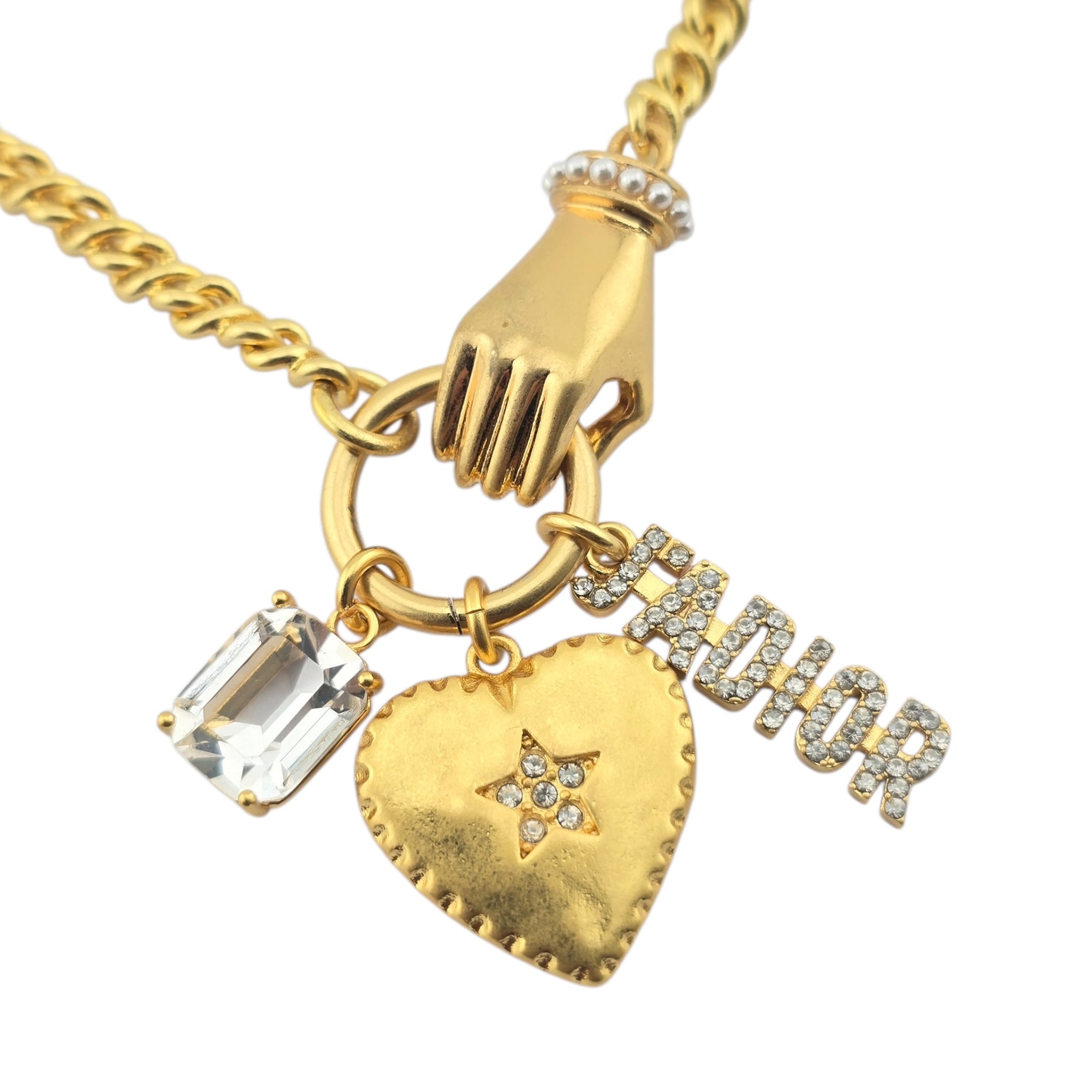 Christian Dior CD Gold J'Adior Necklace