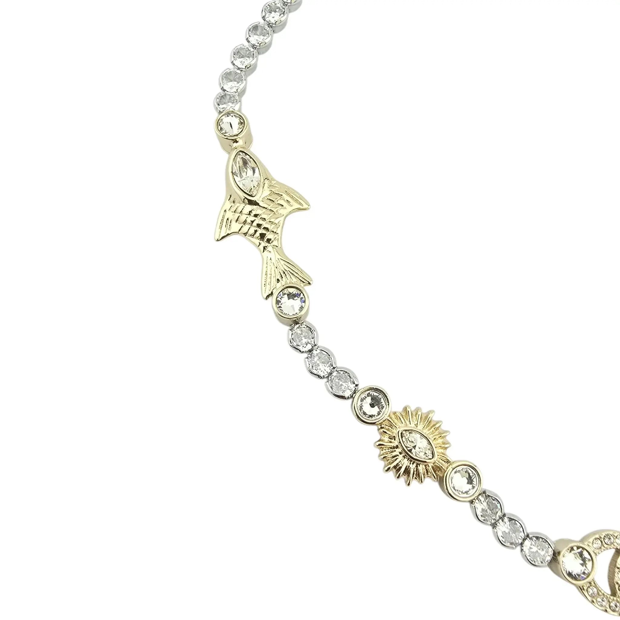 Chanel CC Crystal Charms Choker Necklace 2025 CHANEL