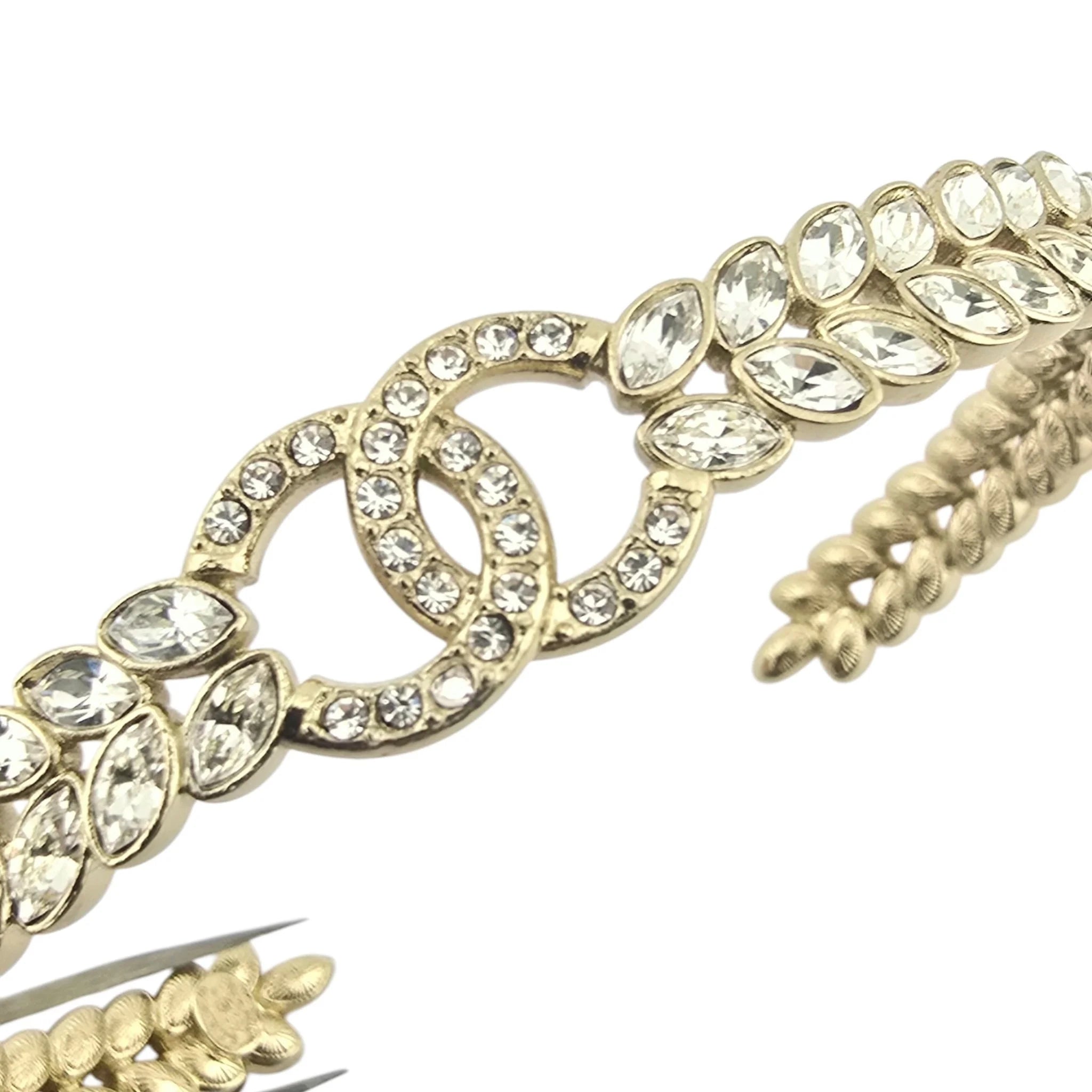 Chanel CC Crystal Bangle 23S CHANEL