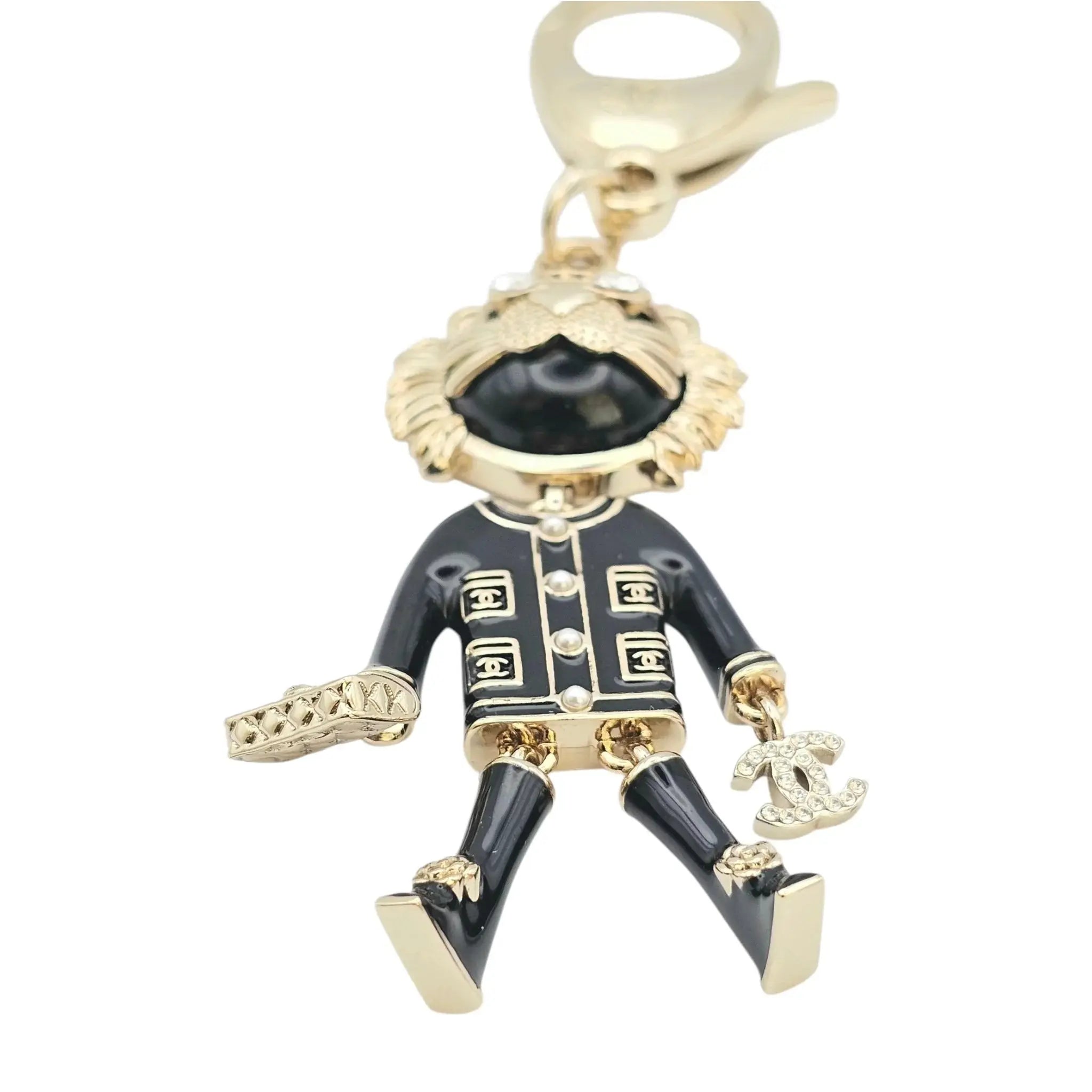 Chanel CC Coco Lion Bag Charm Key Chain CHANEL