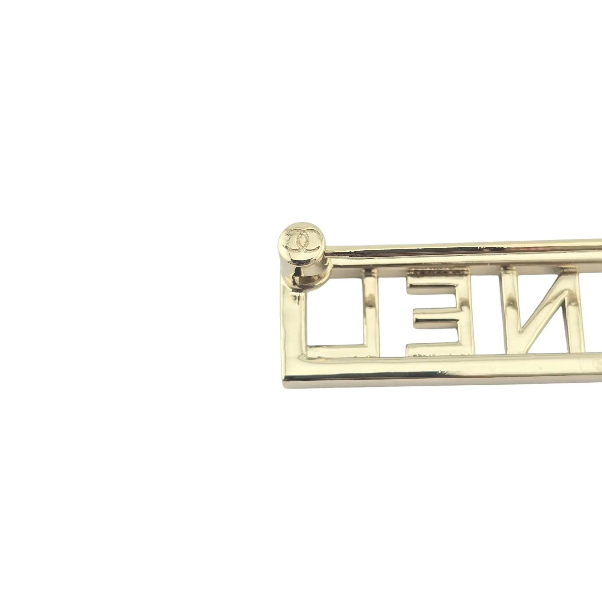 Chanel CC Logo Crystal Brooch 2025 CHANEL