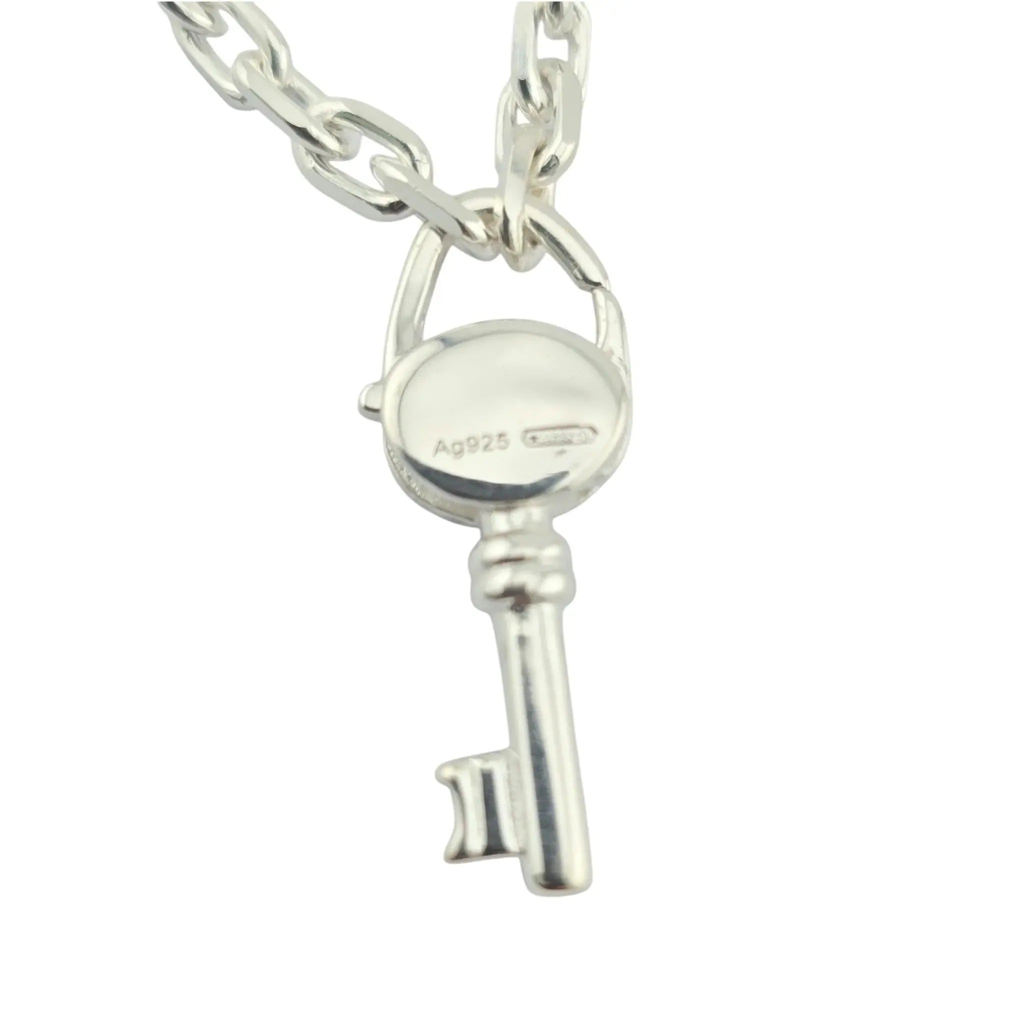 GUCCI Trademark Chain Bracelet Key 925 Sterling Silver GUCCI